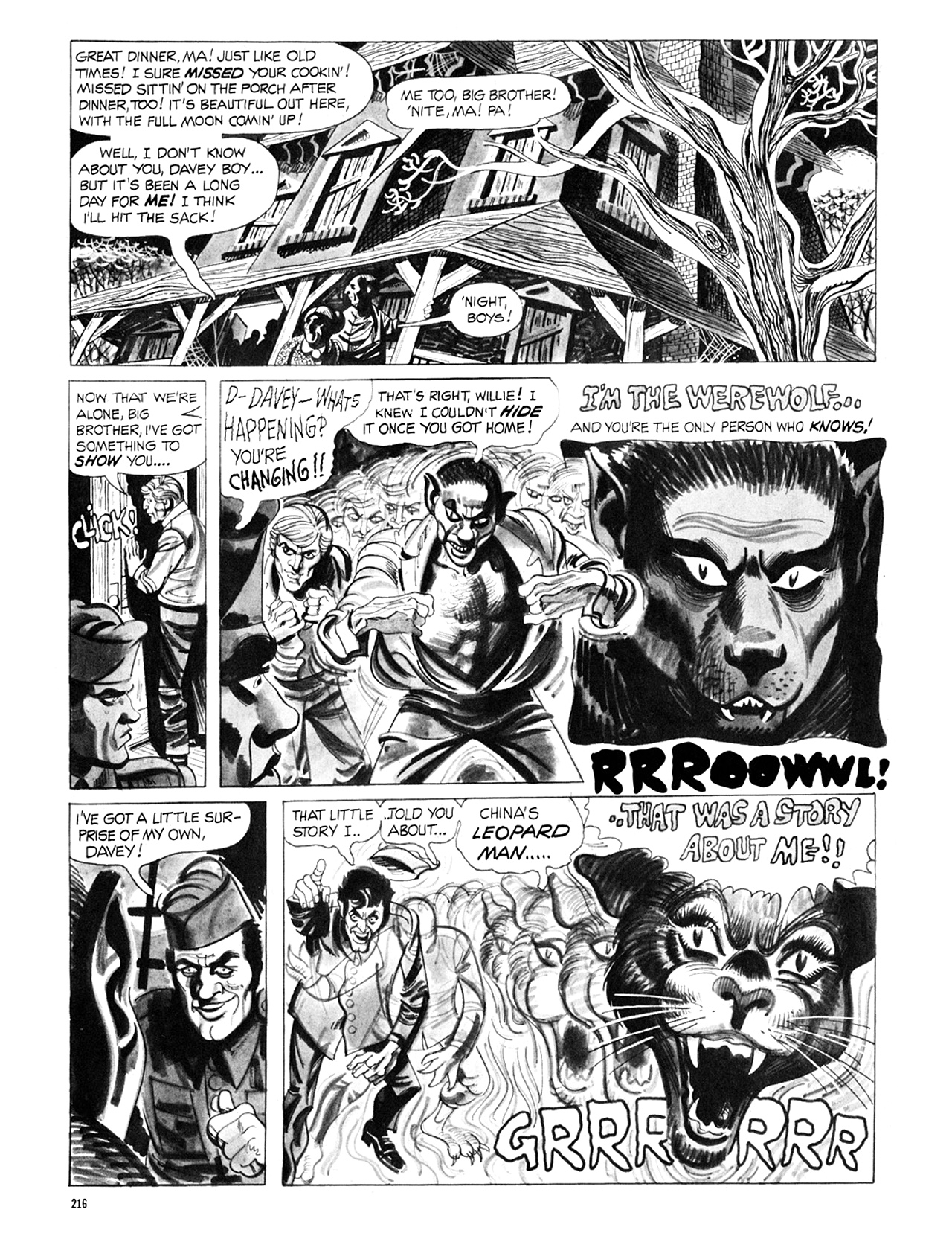 Read online Eerie Archives comic -  Issue # TPB 7 - 217