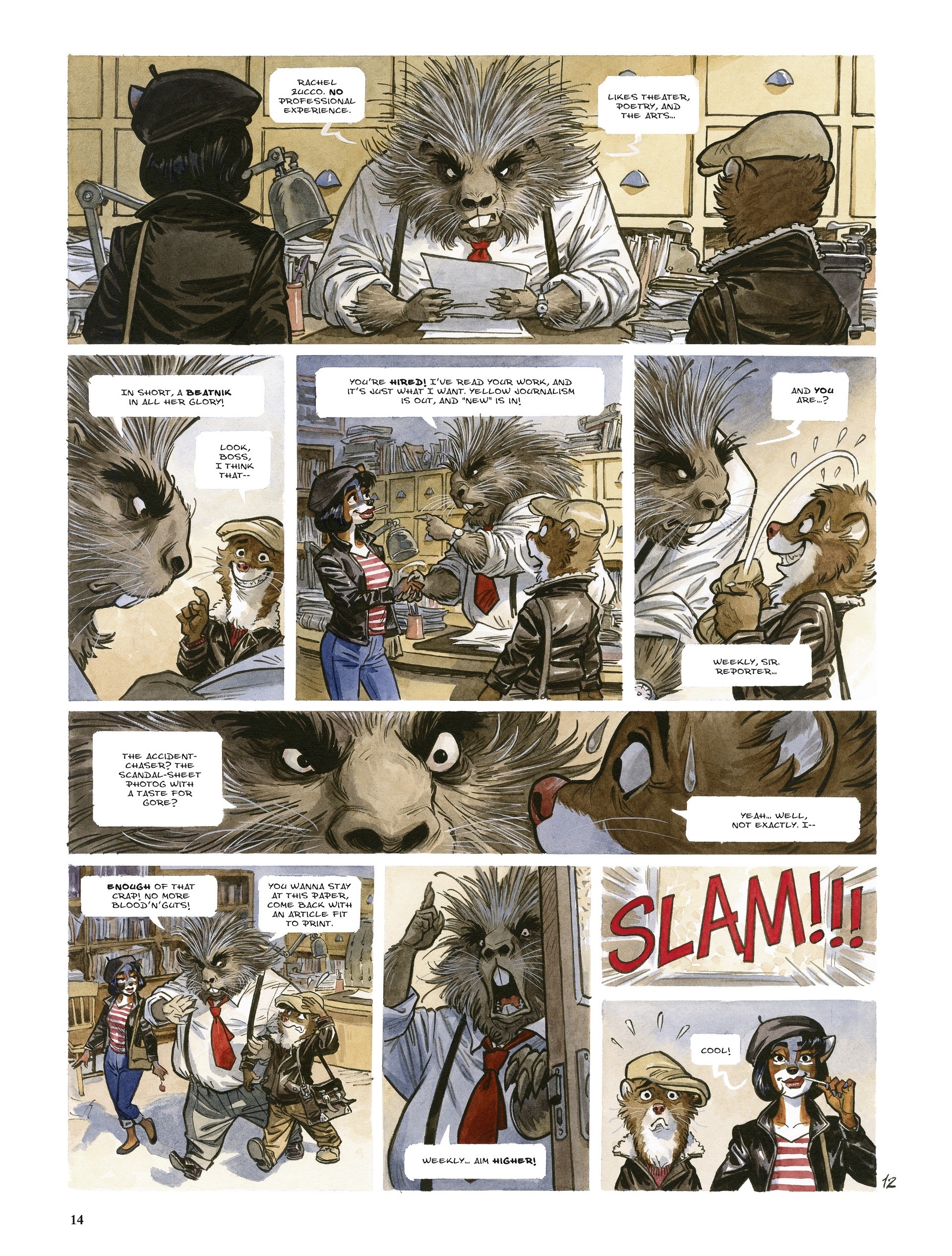 Read online Blacksad: They All Fall Down comic -  Issue #1 - 14
