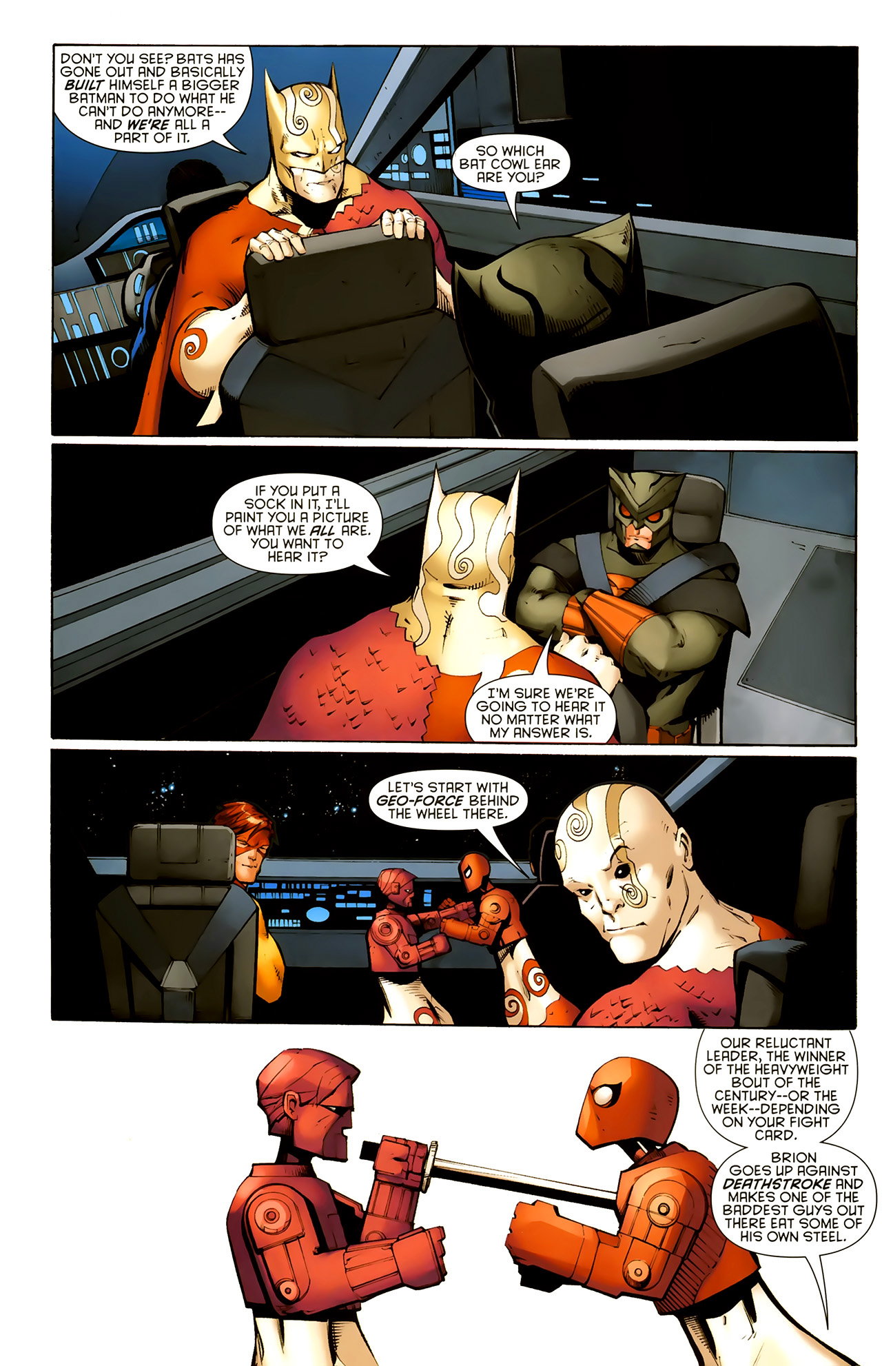 Read online The Outsiders (2009) comic -  Issue #16 - 5