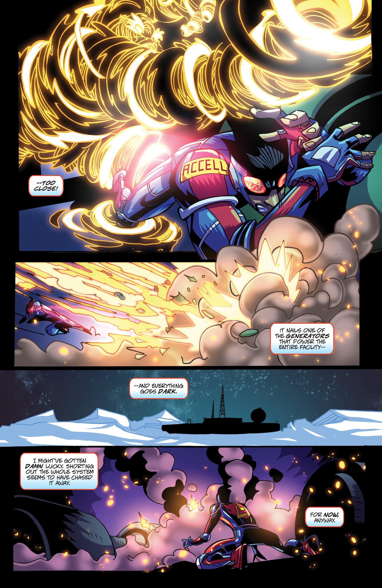 Read online Accell comic -  Issue #8 - 9