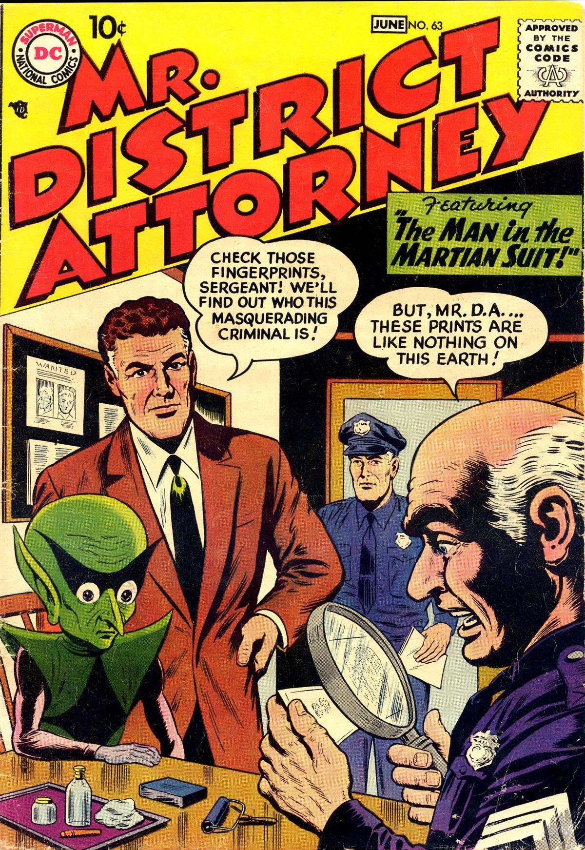 Read online Mr. District Attorney comic -  Issue #63 - 1