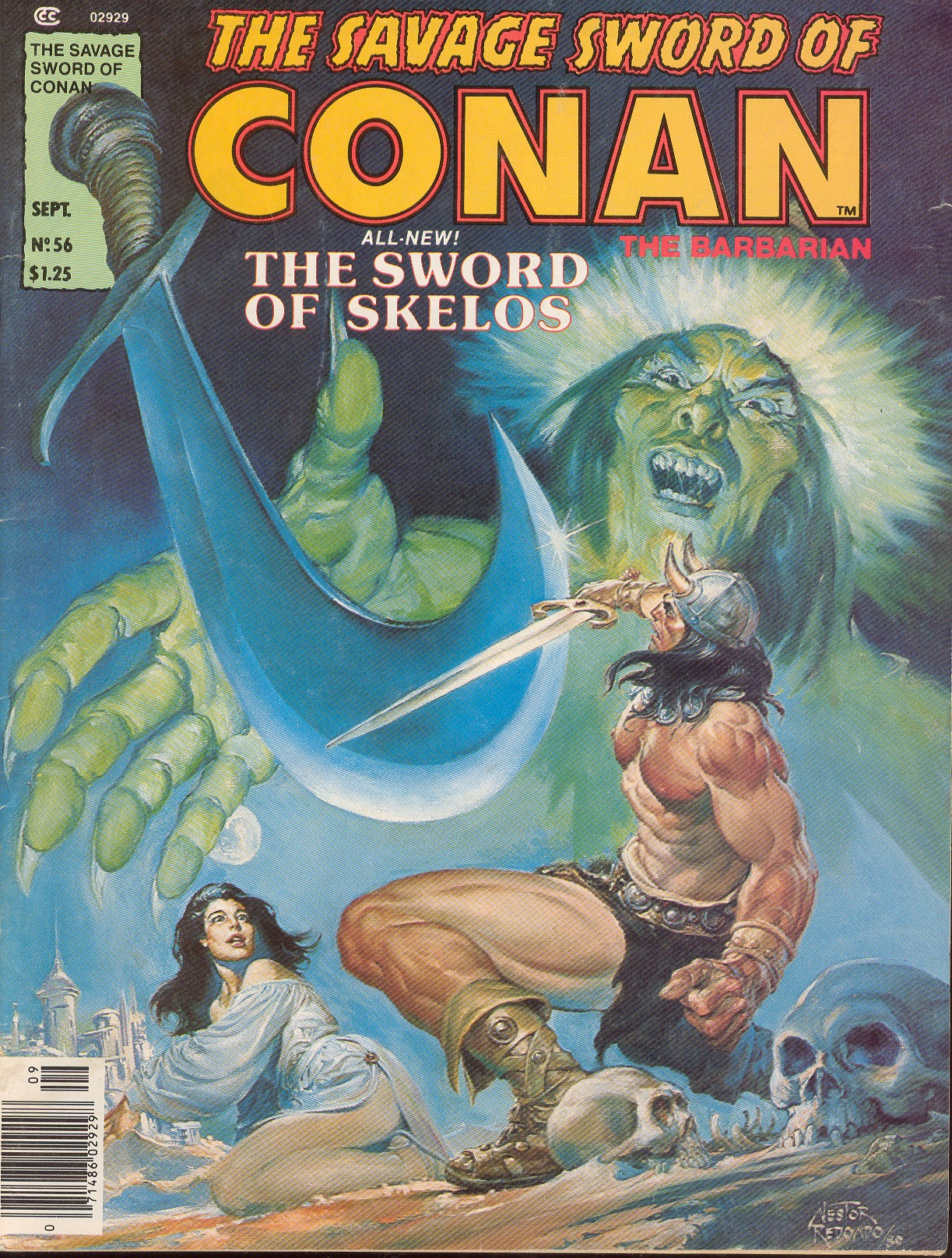 Read online The Savage Sword Of Conan comic -  Issue #56 - 1