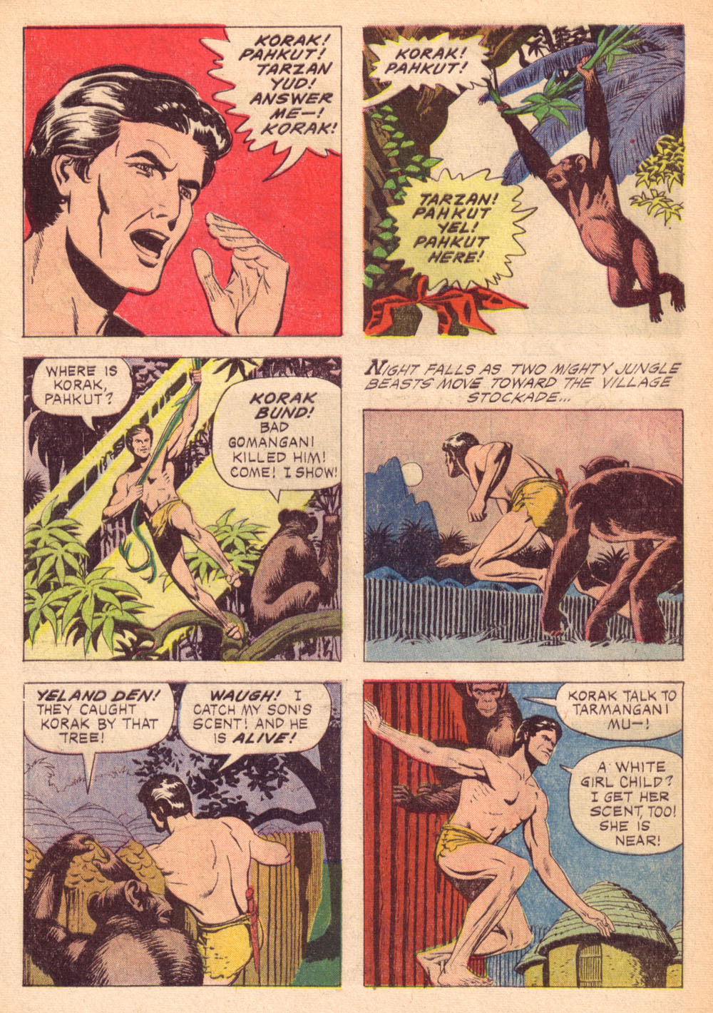 Read online Korak, Son of Tarzan (1964) comic -  Issue #1 - 8