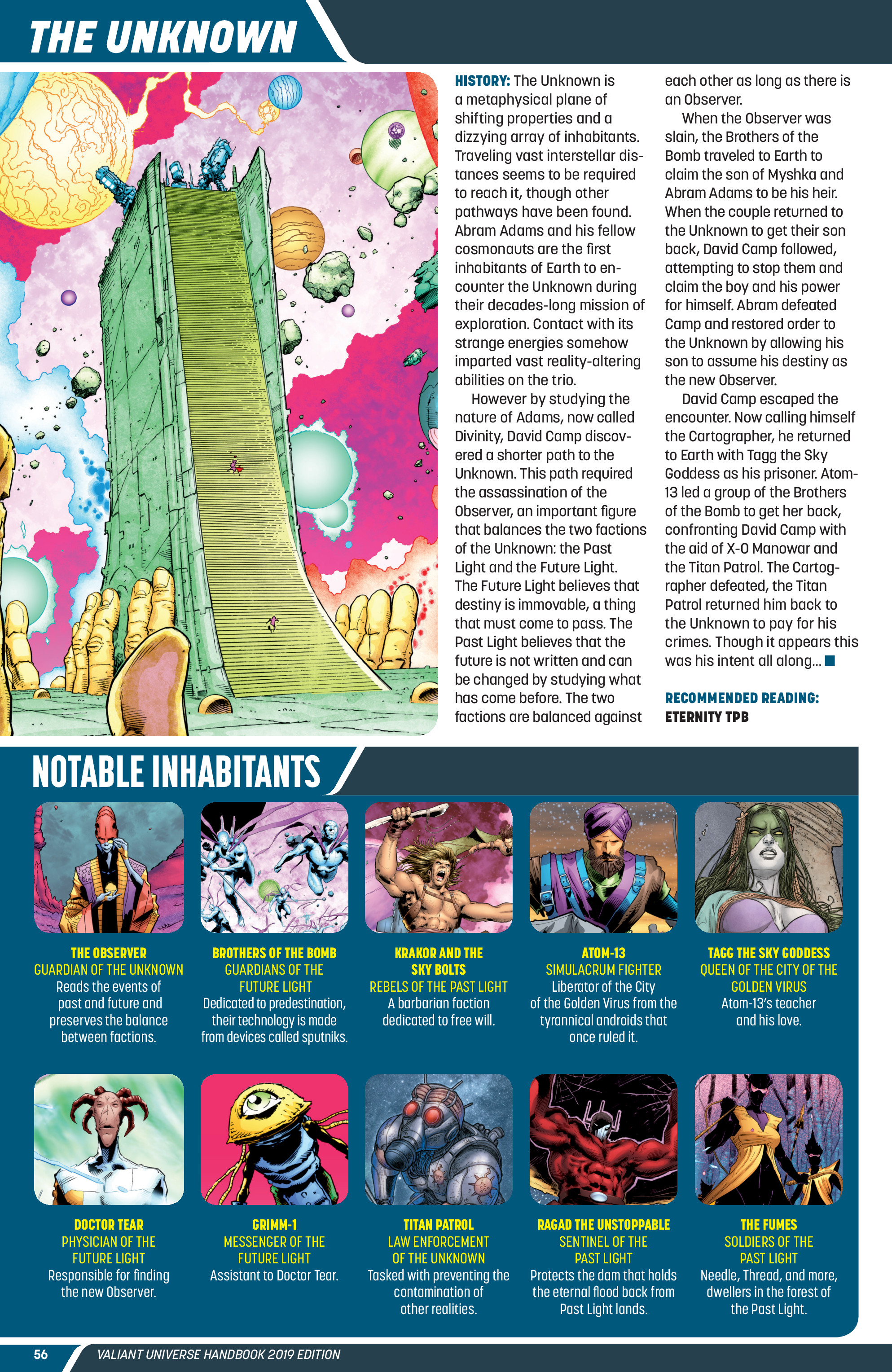 Read online Valiant Universe Handbook 2019 Edition comic -  Issue # Full - 57