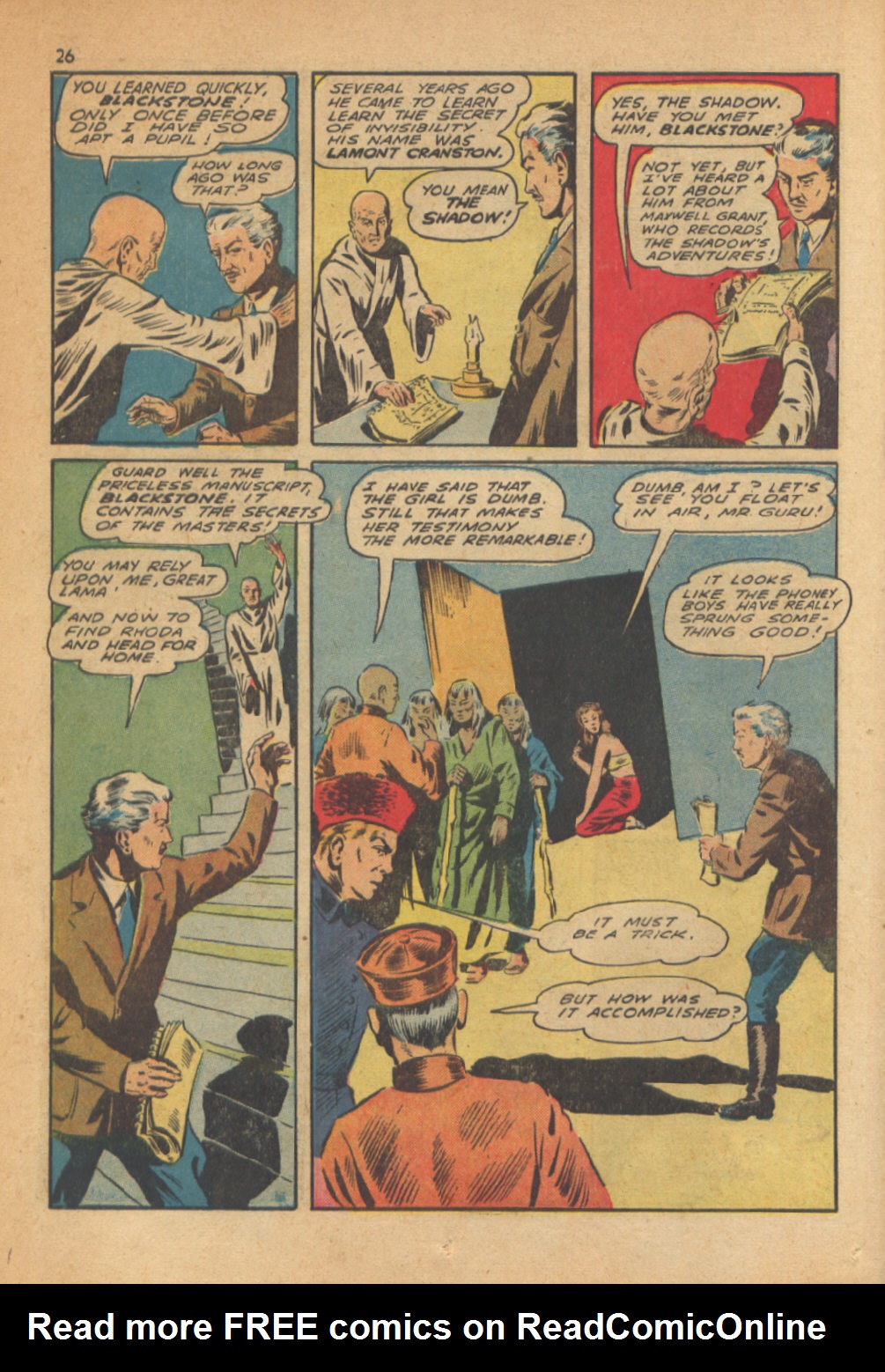 Read online Super-Magician Comics comic -  Issue #13 - 26