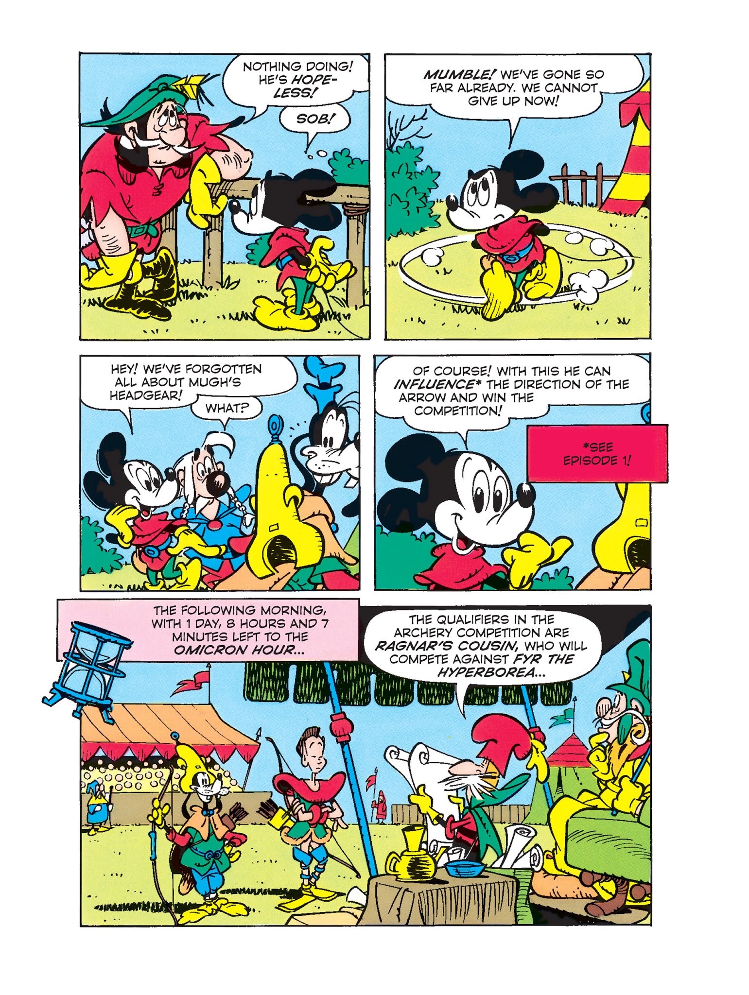 Read online Mickey Mouse and the Argaar Tournament: Return to the Land of Adventure comic -  Issue #2 - 25