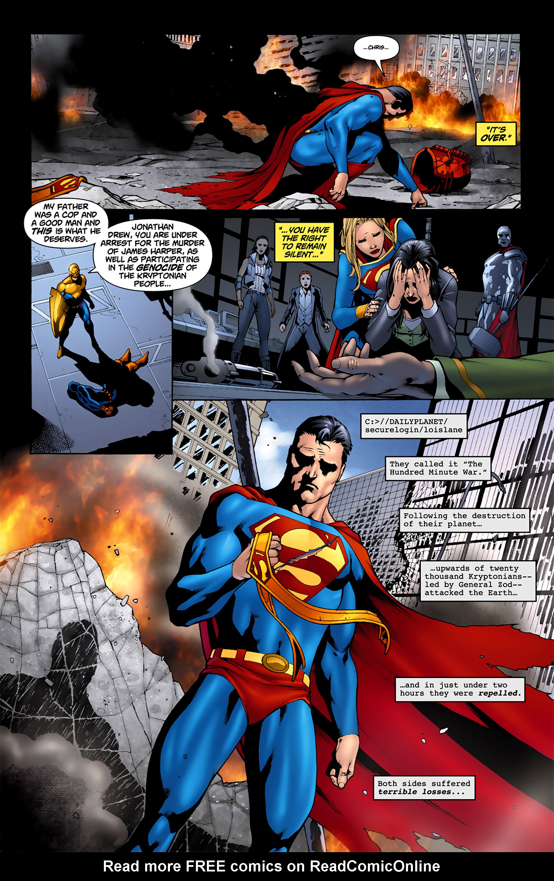 Read online Superman: War of the Supermen comic -  Issue #4 - 20