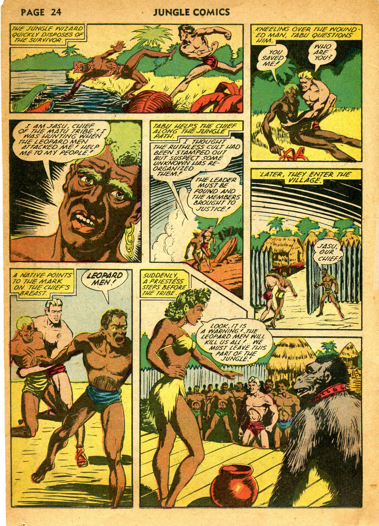 Read online Jungle Comics comic -  Issue #35 - 26