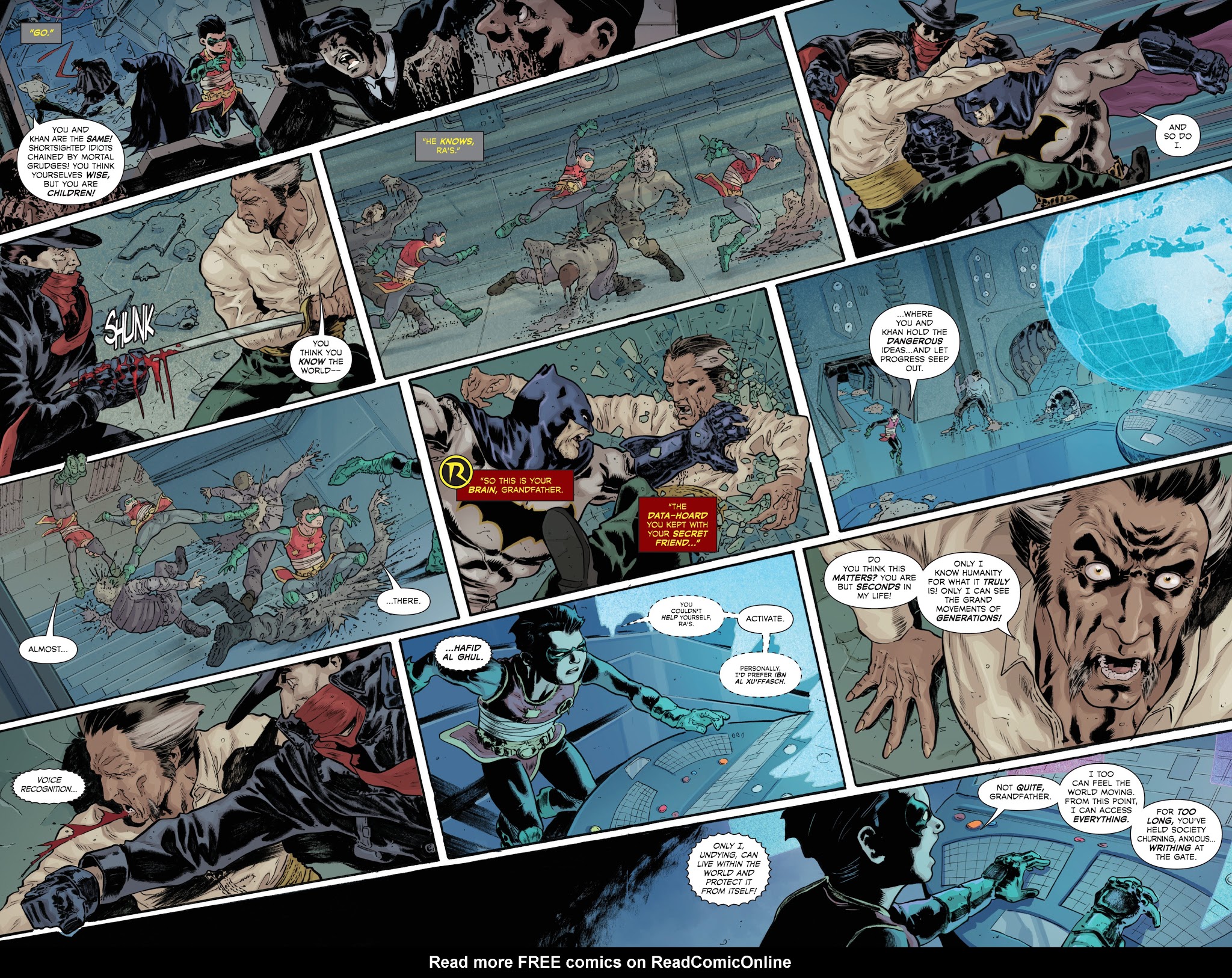 Read online The Shadow/Batman comic -  Issue #6 - 19