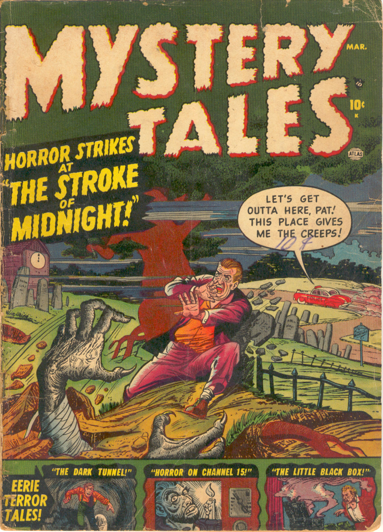 Read online Mystery Tales comic -  Issue #1 - 1