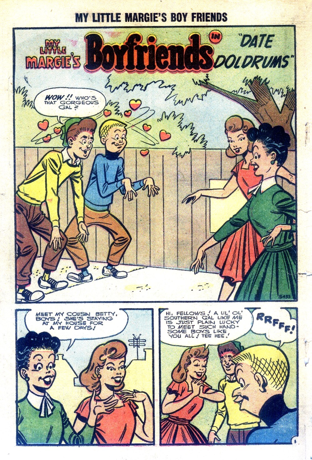 Read online My Little Margie's Boy Friends comic -  Issue #4 - 18