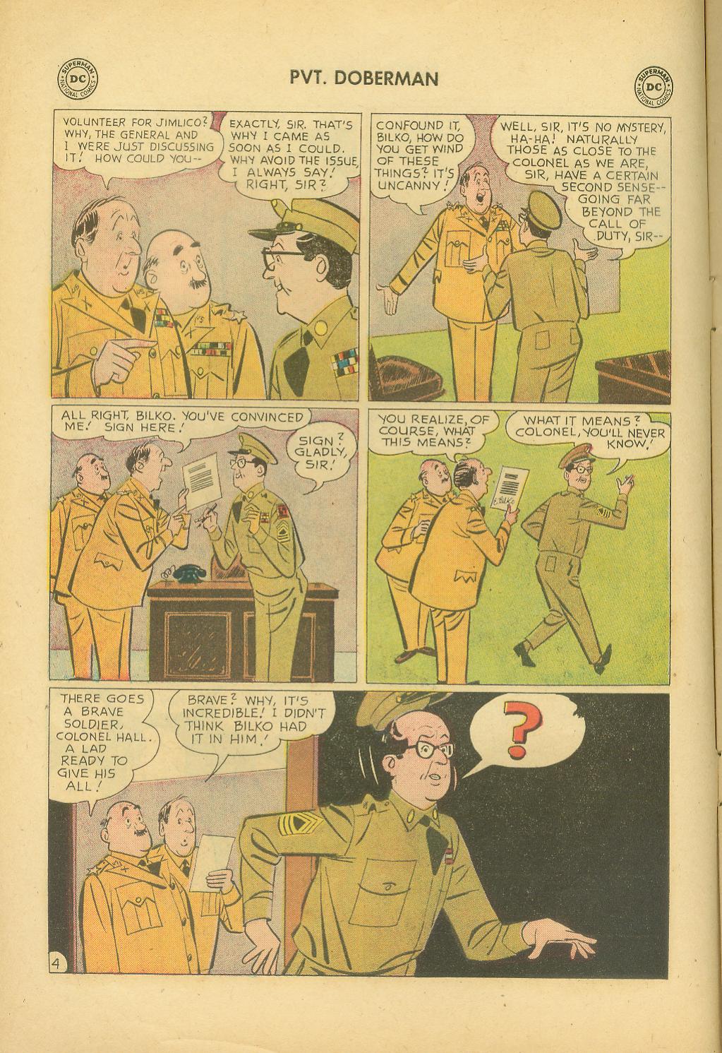 Read online Sgt. Bilko's Pvt. Doberman comic -  Issue #2 - 6
