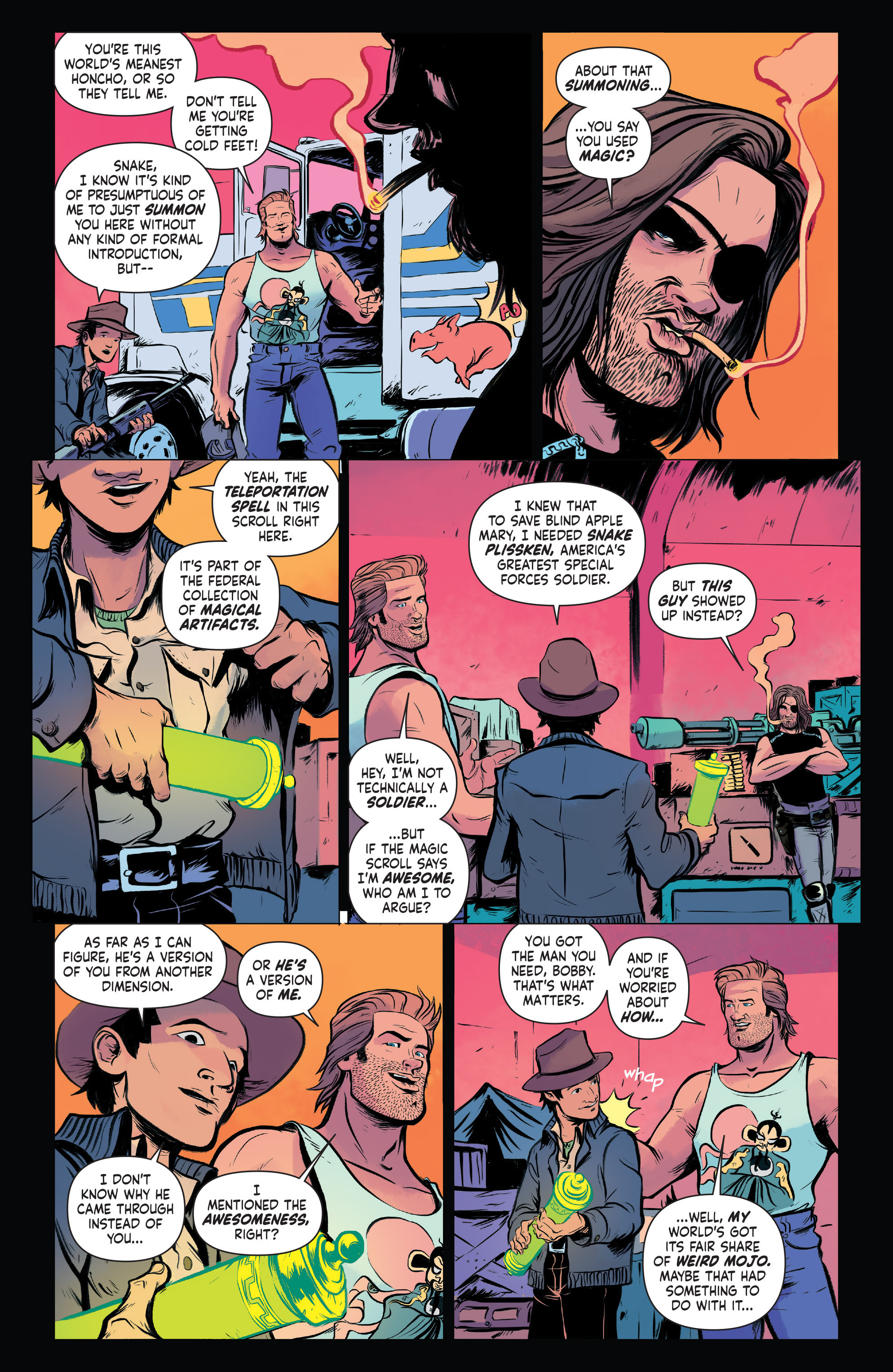 Read online Big Trouble in Little China/Escape From New York comic -  Issue #2 - 4