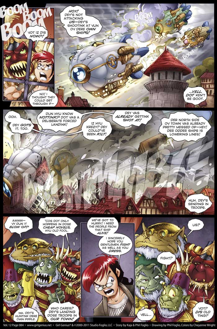 Read online Girl Genius (2002) comic -  Issue #12 - 84
