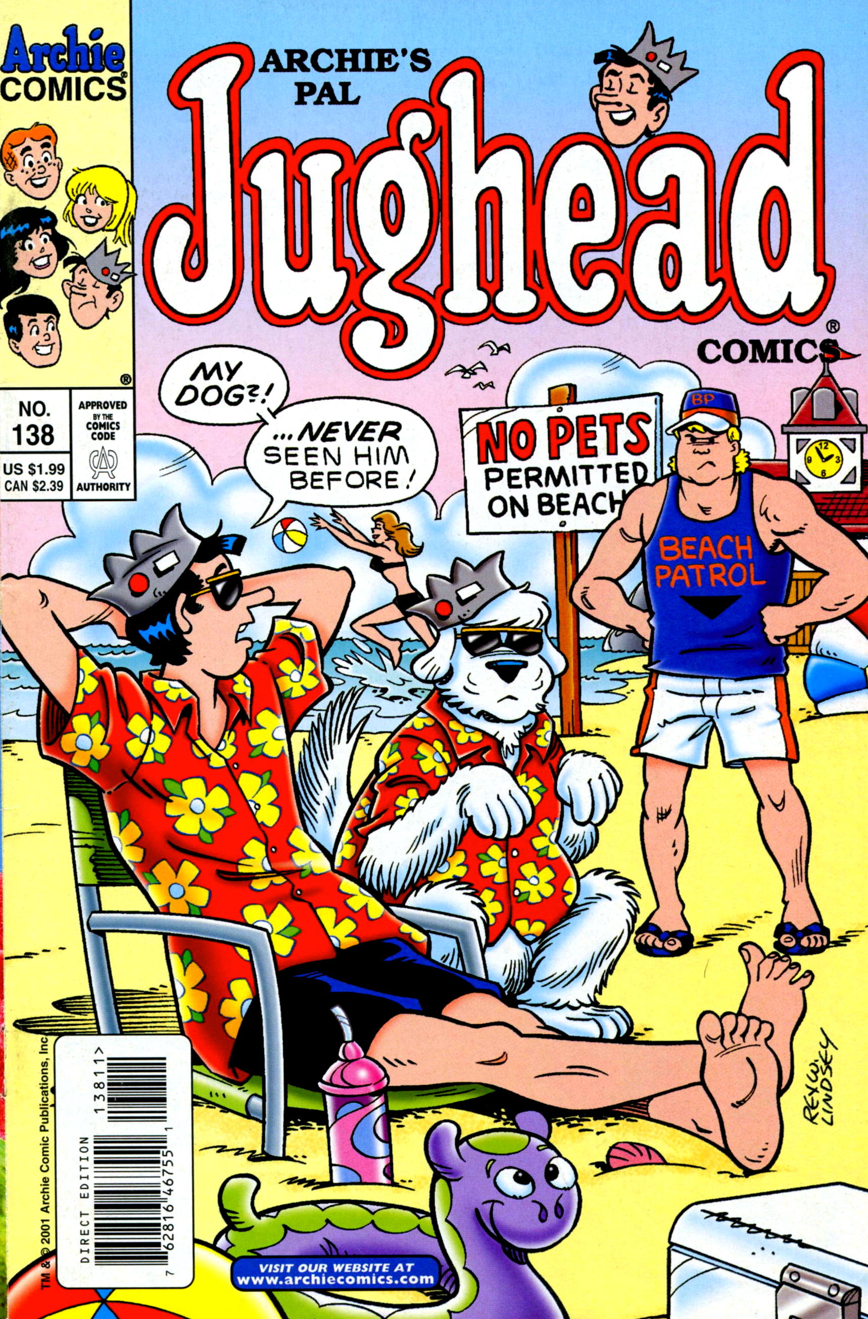 Read online Archie's Pal Jughead Comics comic -  Issue #138 - 1