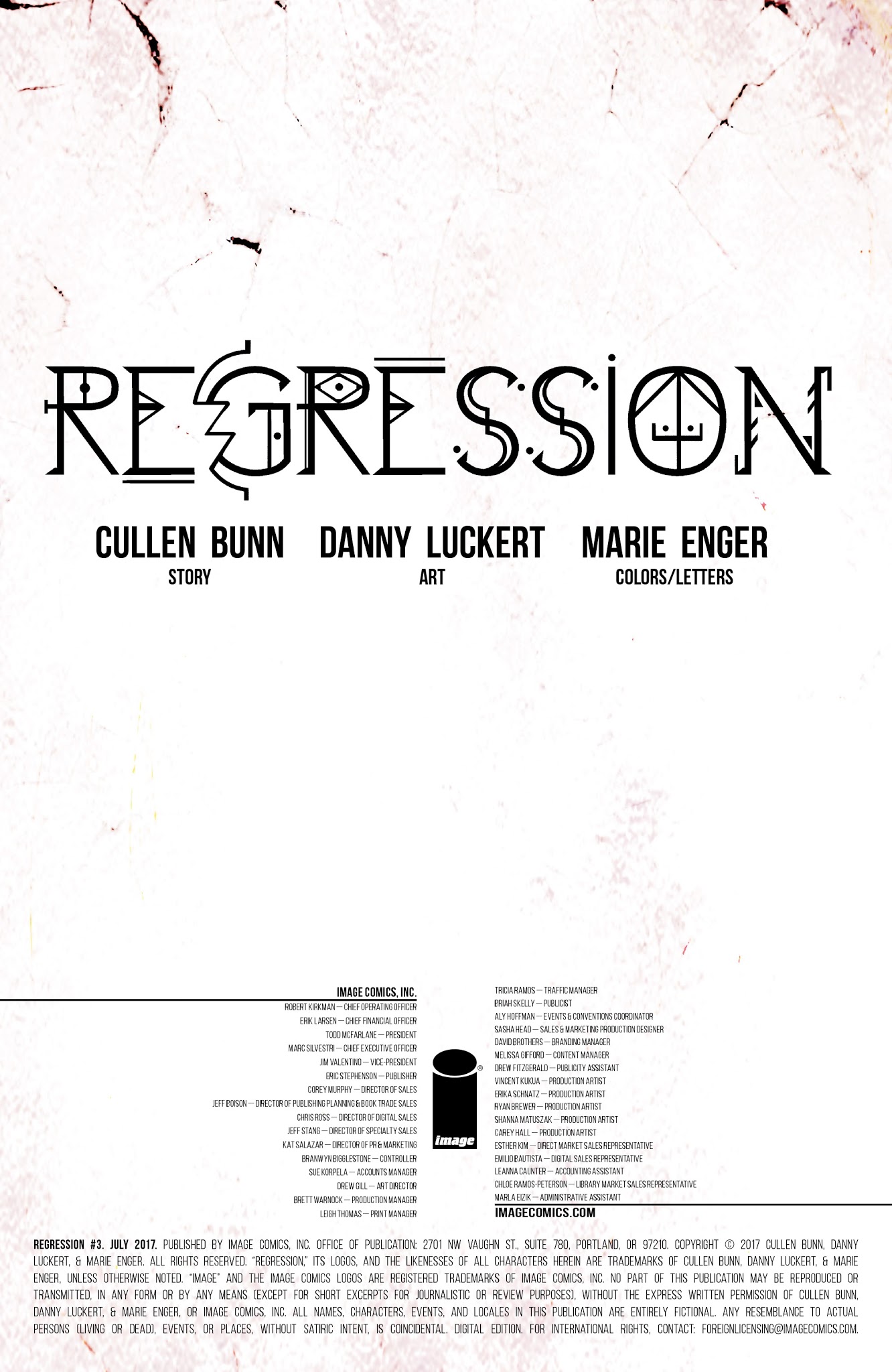 Read online Regression comic -  Issue #3 - 2