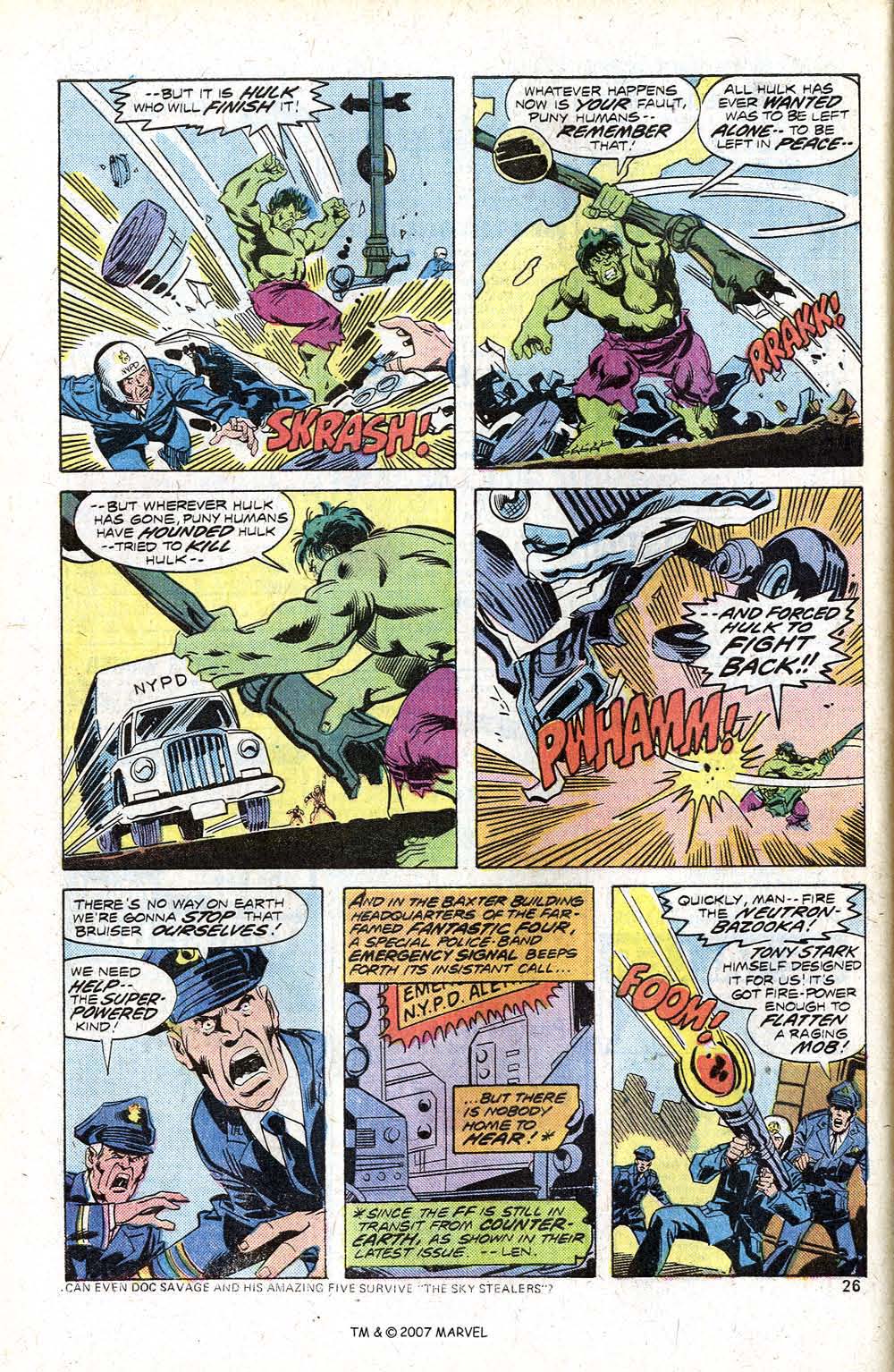 Read online The Incredible Hulk (1968) comic -  Issue #206 - 28
