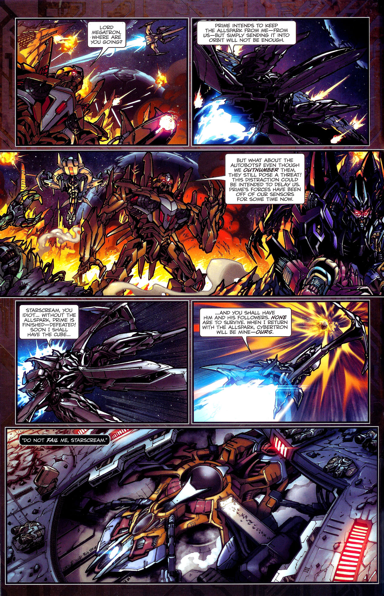 Read online Transformers The Reign of Starscream comic Issue 1