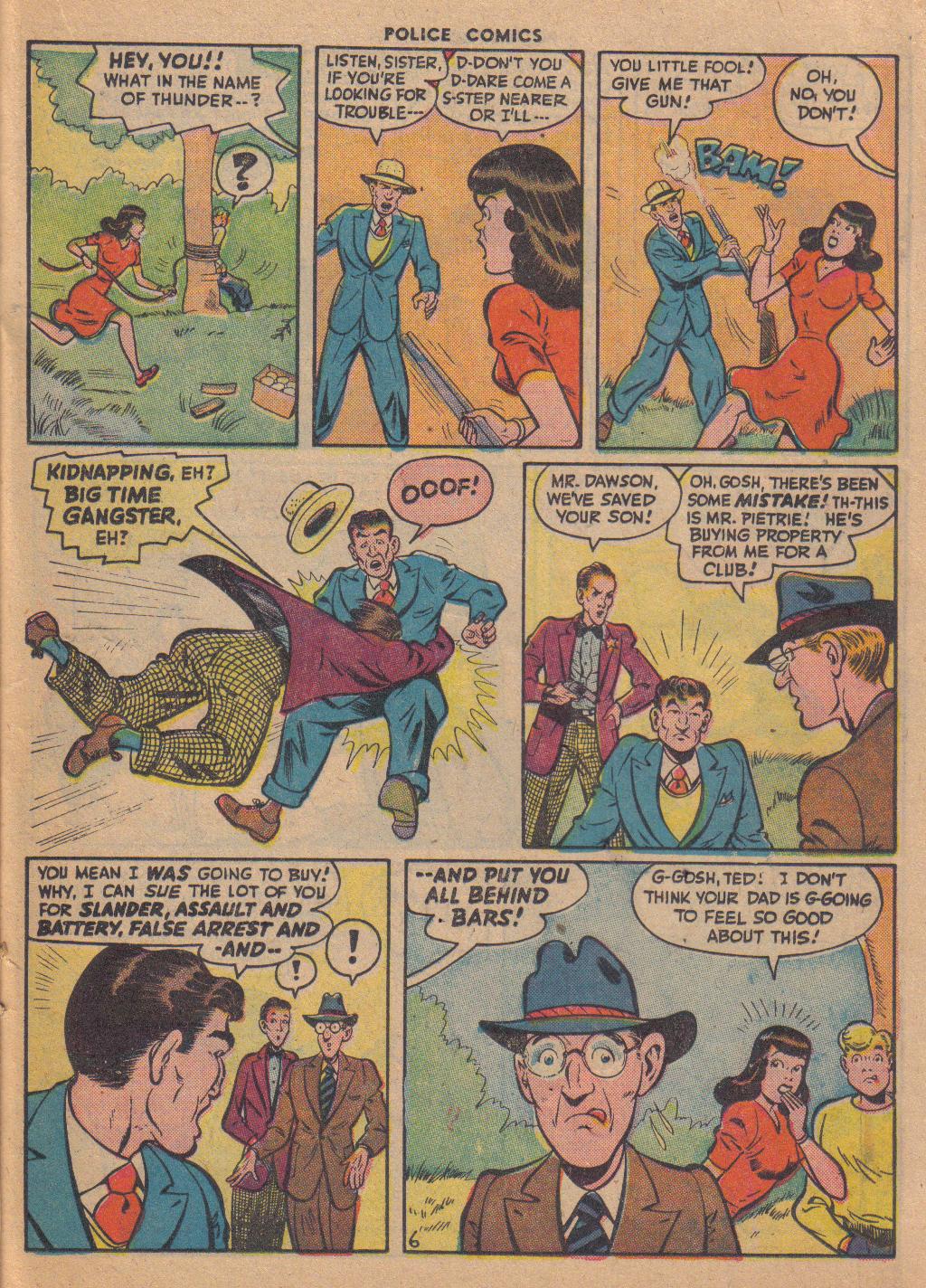 Read online Police Comics comic -  Issue #58 - 35