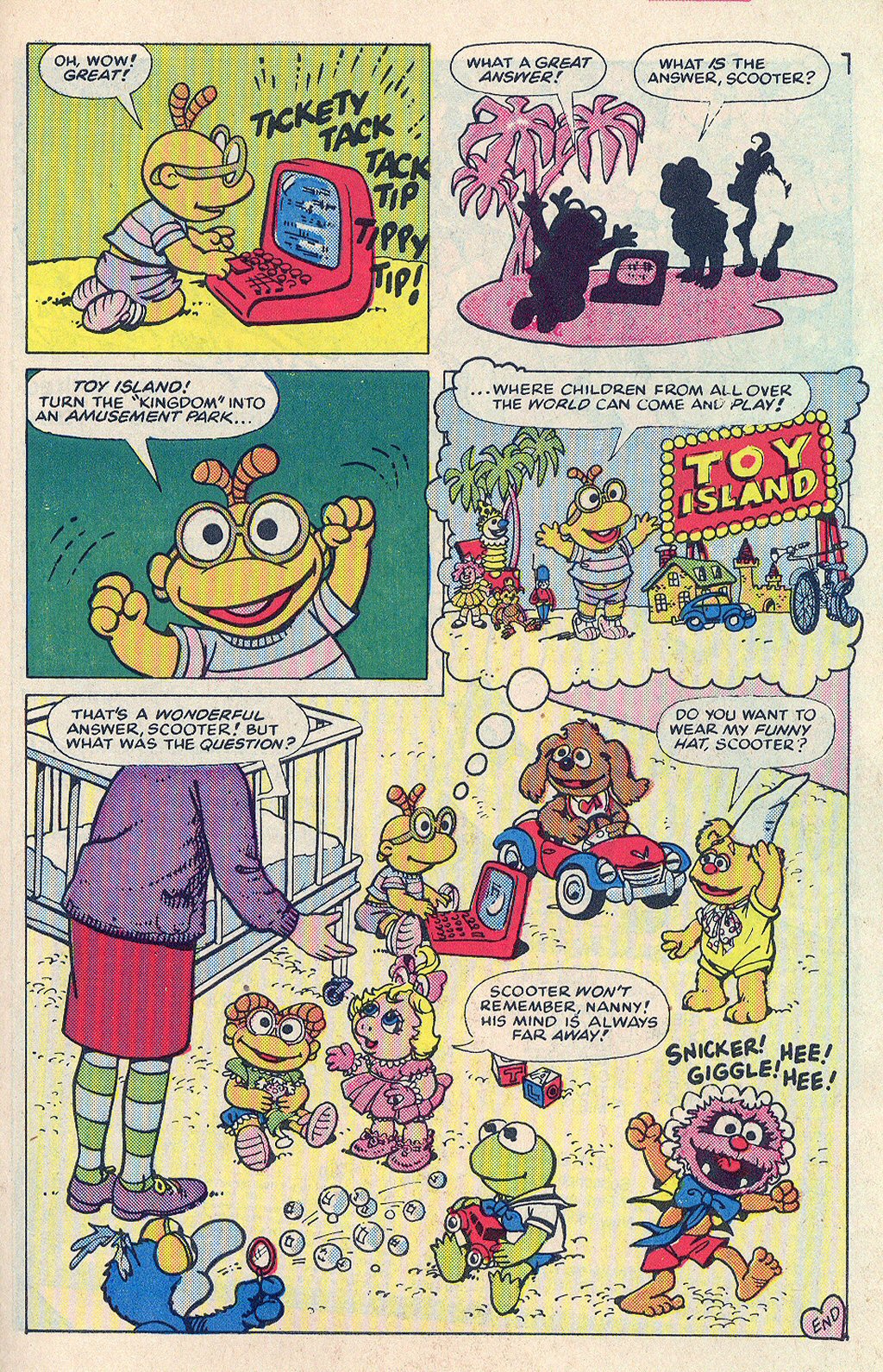 Read online Muppet Babies comic -  Issue #6 - 34