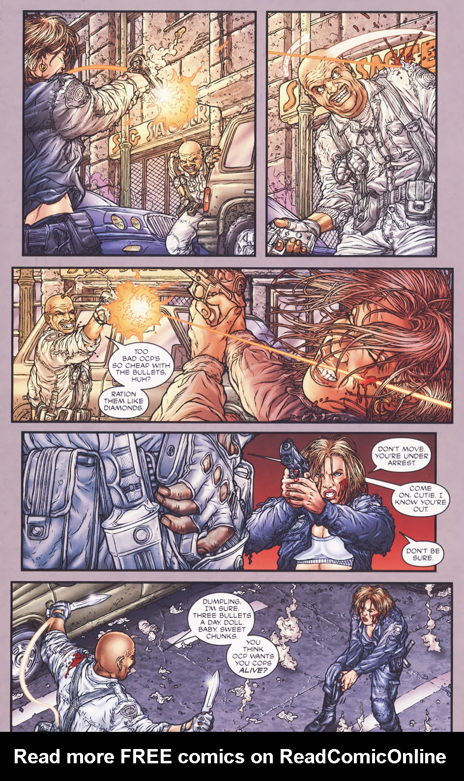 Read online Frank Miller's Robocop comic -  Issue #5 - 6