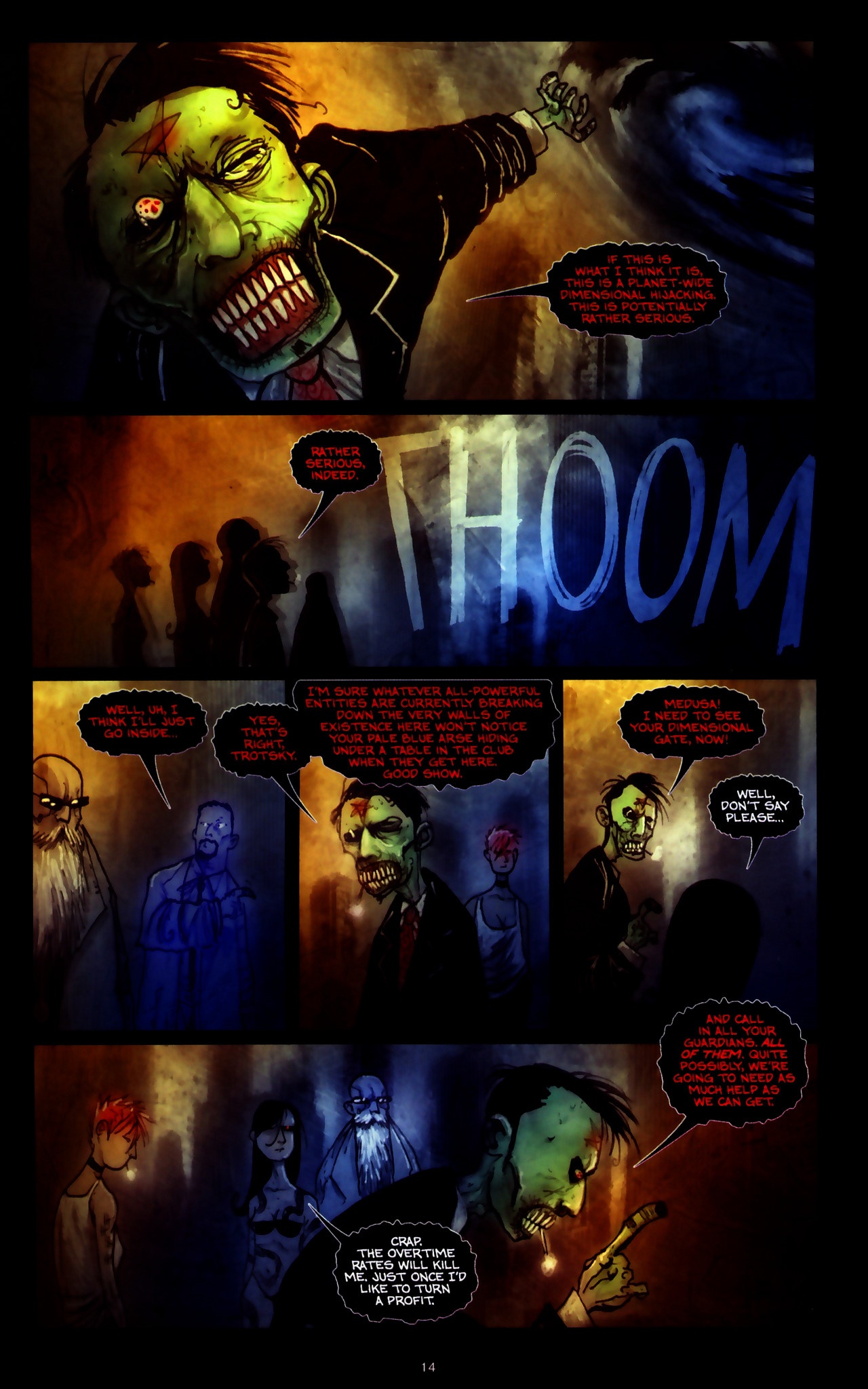 Read online Wormwood: Gentleman Corpse comic -  Issue #9 - 16