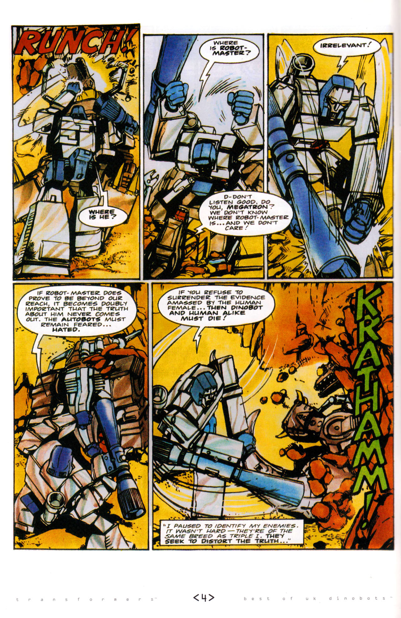 Read online The Transformers: Best of UK: Dinobots comic -  Issue #6 - 7
