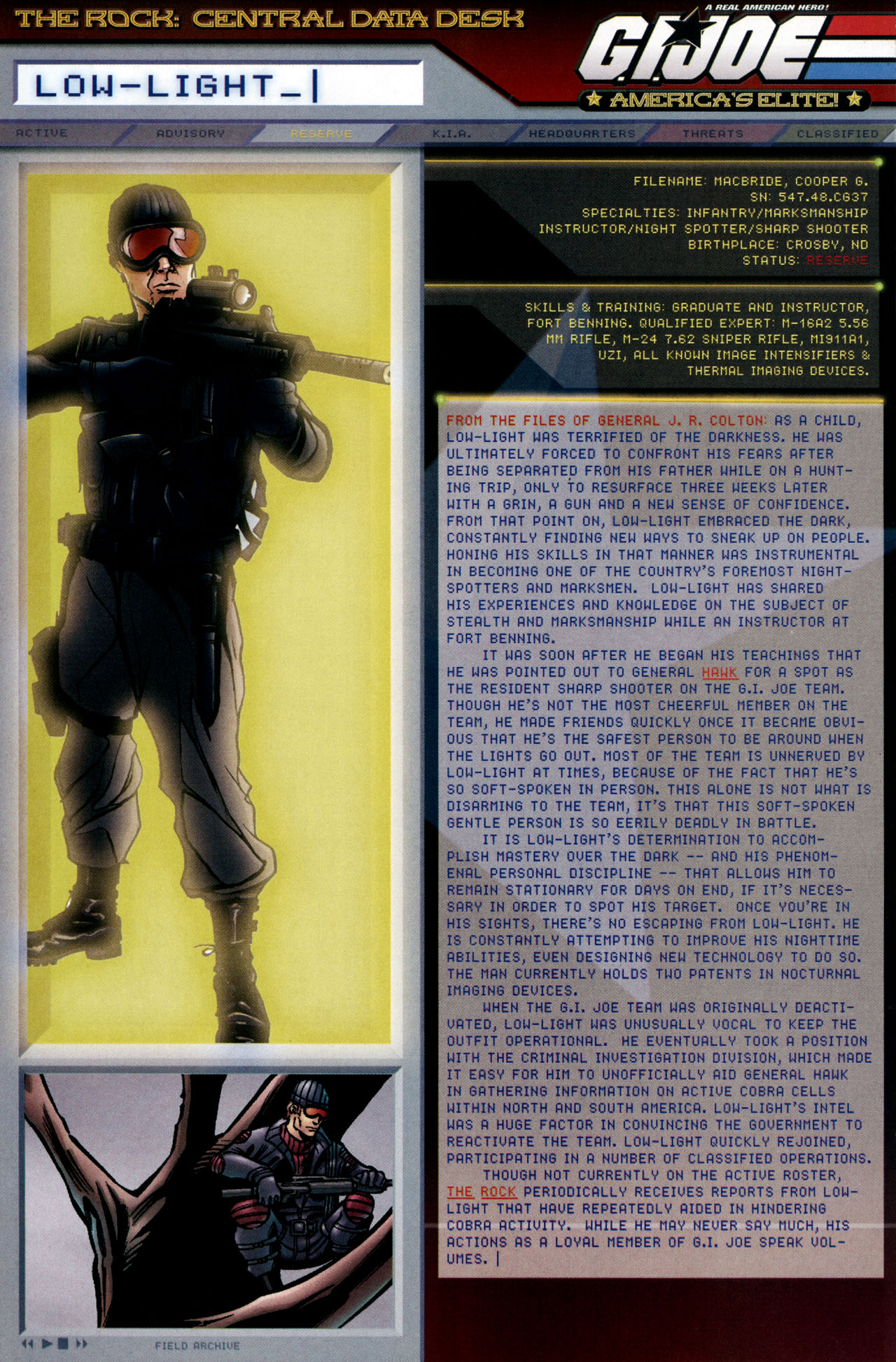 Read online G.I. Joe: Data Desk Handbook comic -  Issue #2 - 35