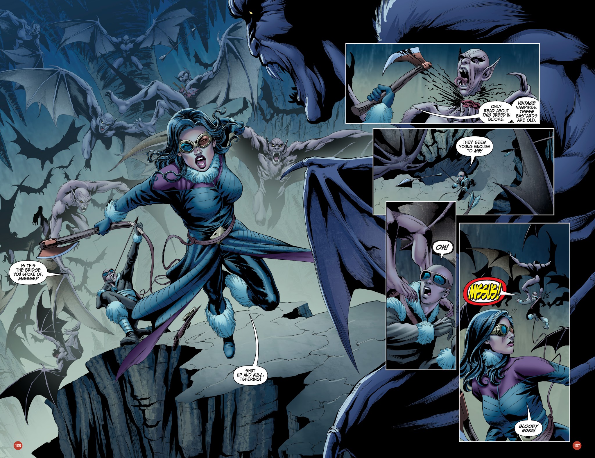 Read online Van Helsing vs. Werewolf comic -  Issue # _TPB 1 - 107