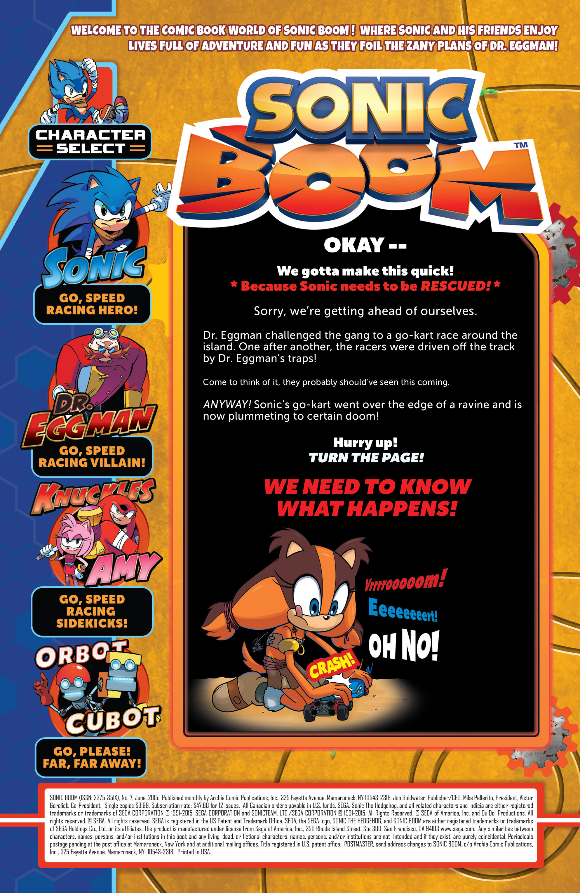 Read online Sonic Boom comic -  Issue #7 - 2