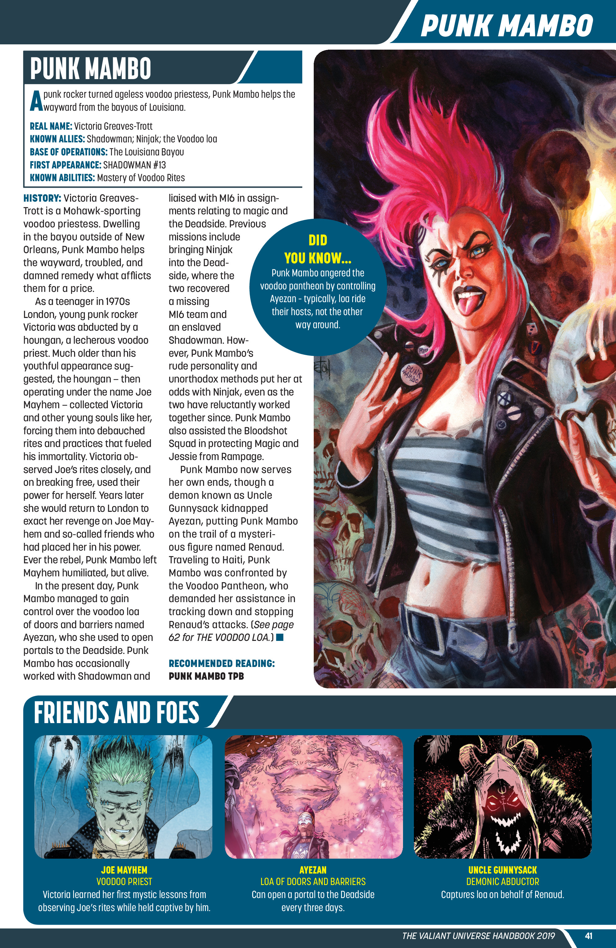 Read online Valiant Universe Handbook 2019 Edition comic -  Issue # Full - 42