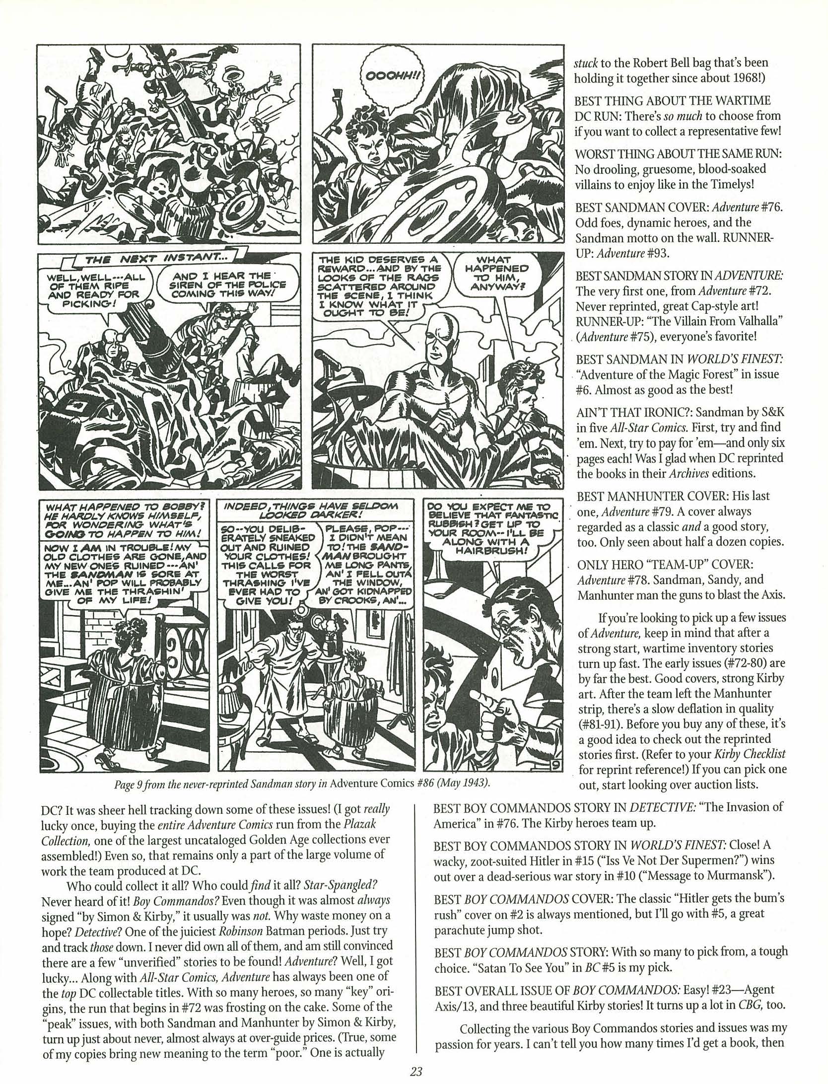 Read online The Jack Kirby Collector comic -  Issue #25 - 23