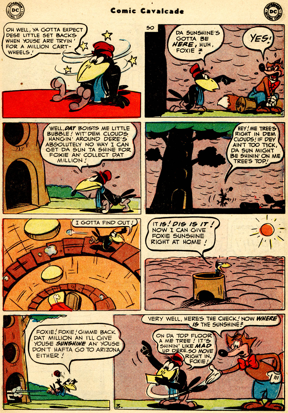 Read online Comic Cavalcade comic -  Issue #50 - 5