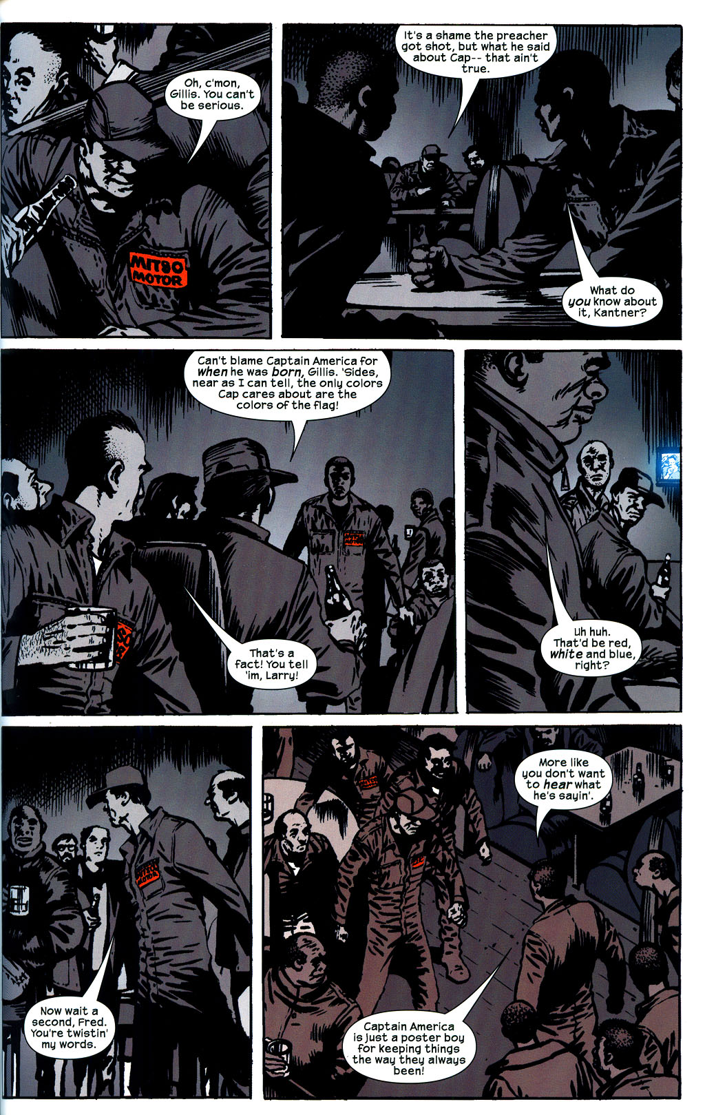 Read online Captain America: Red, White & Blue comic -  Issue # TPB - 81