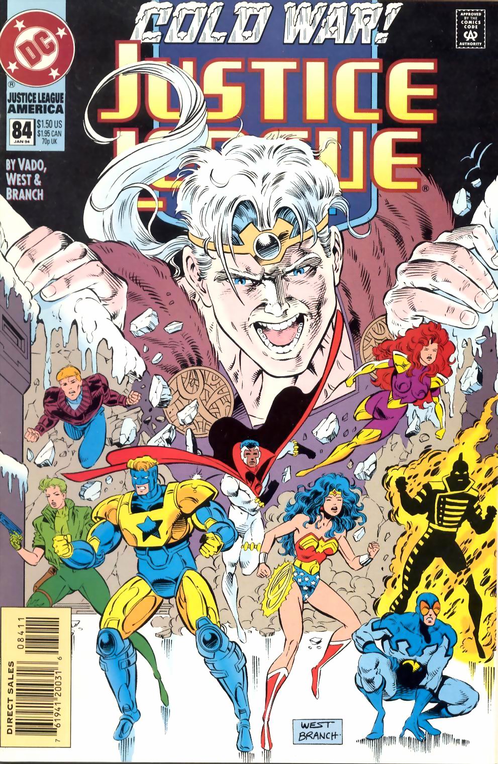 Read online Justice League America comic -  Issue #84 - 1