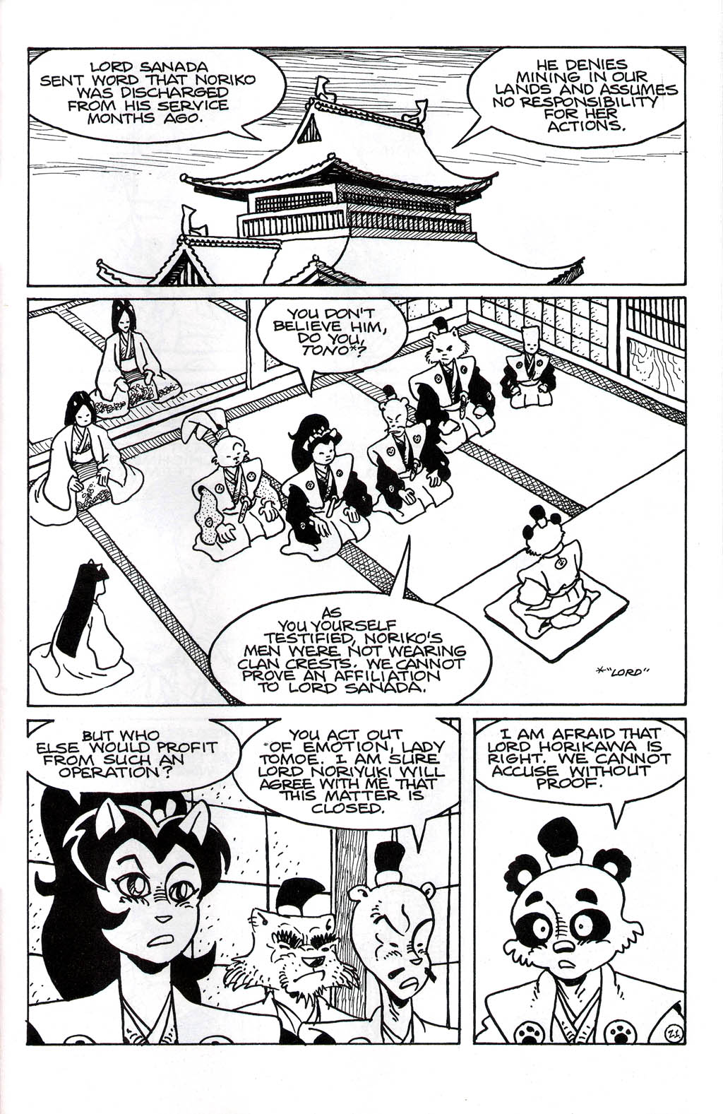 Usagi Yojimbo (1996) Issue #89 #89 - English 21
