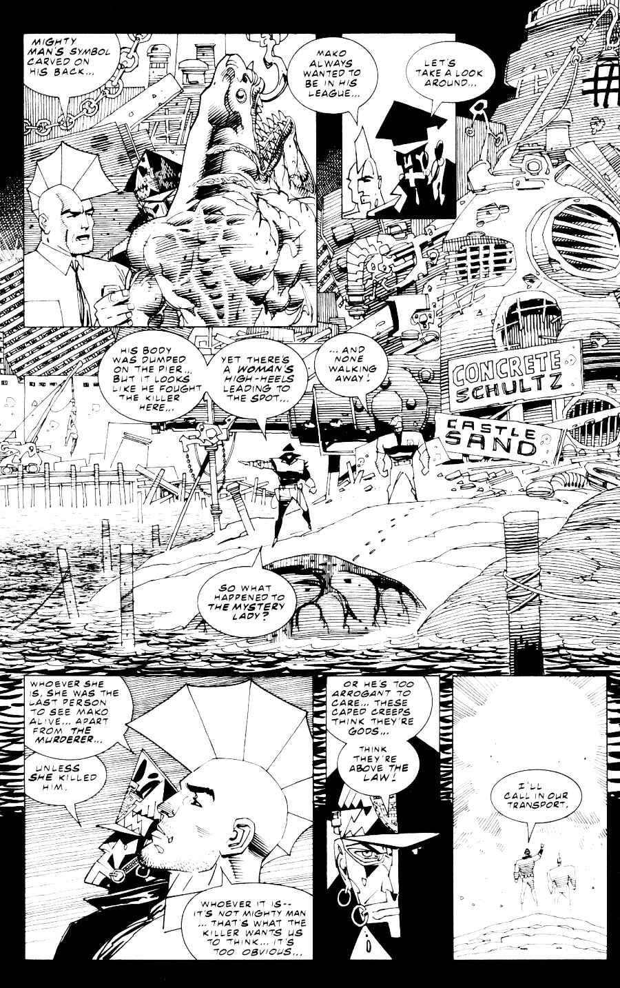 Read online The Savage Dragon: Marshal Law comic -  Issue #1 - 9