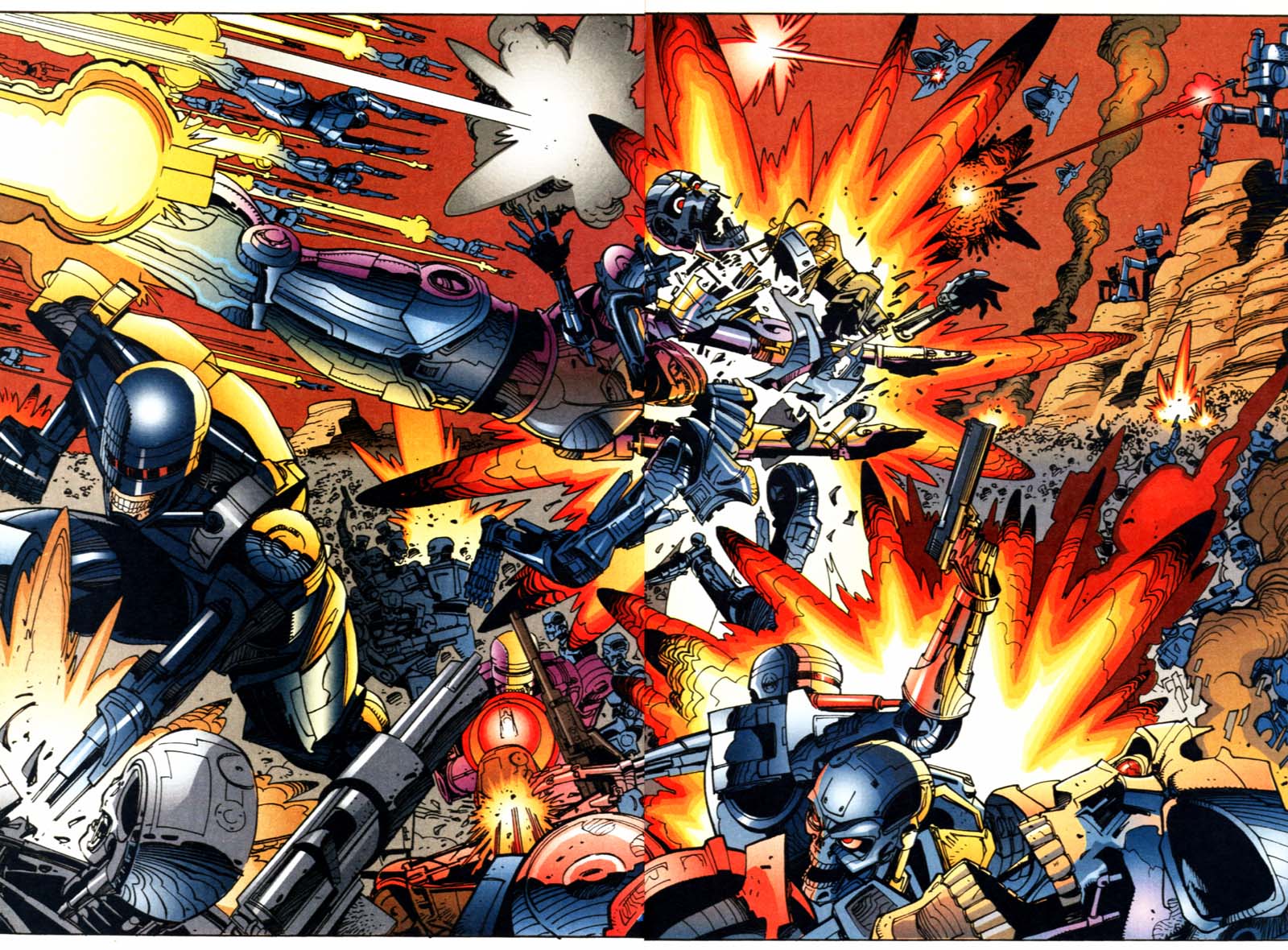 Read online Robocop Versus The Terminator comic -  Issue #4 - 22