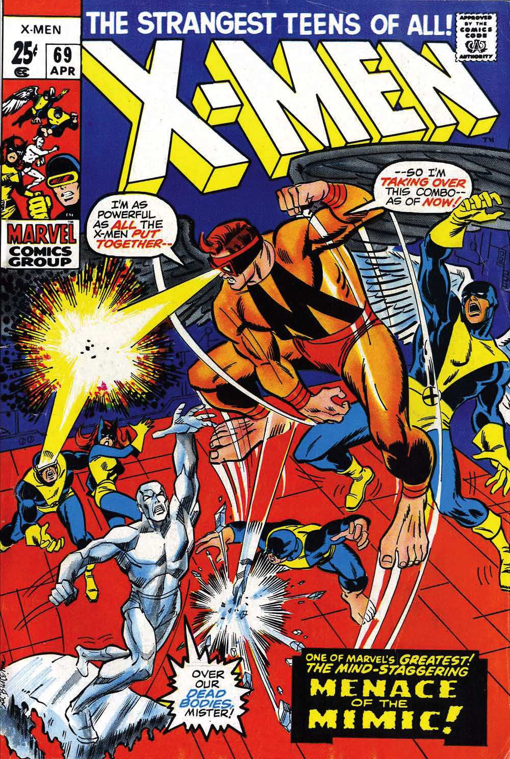 Read online Uncanny X-Men (1963) comic -  Issue #69 - 1