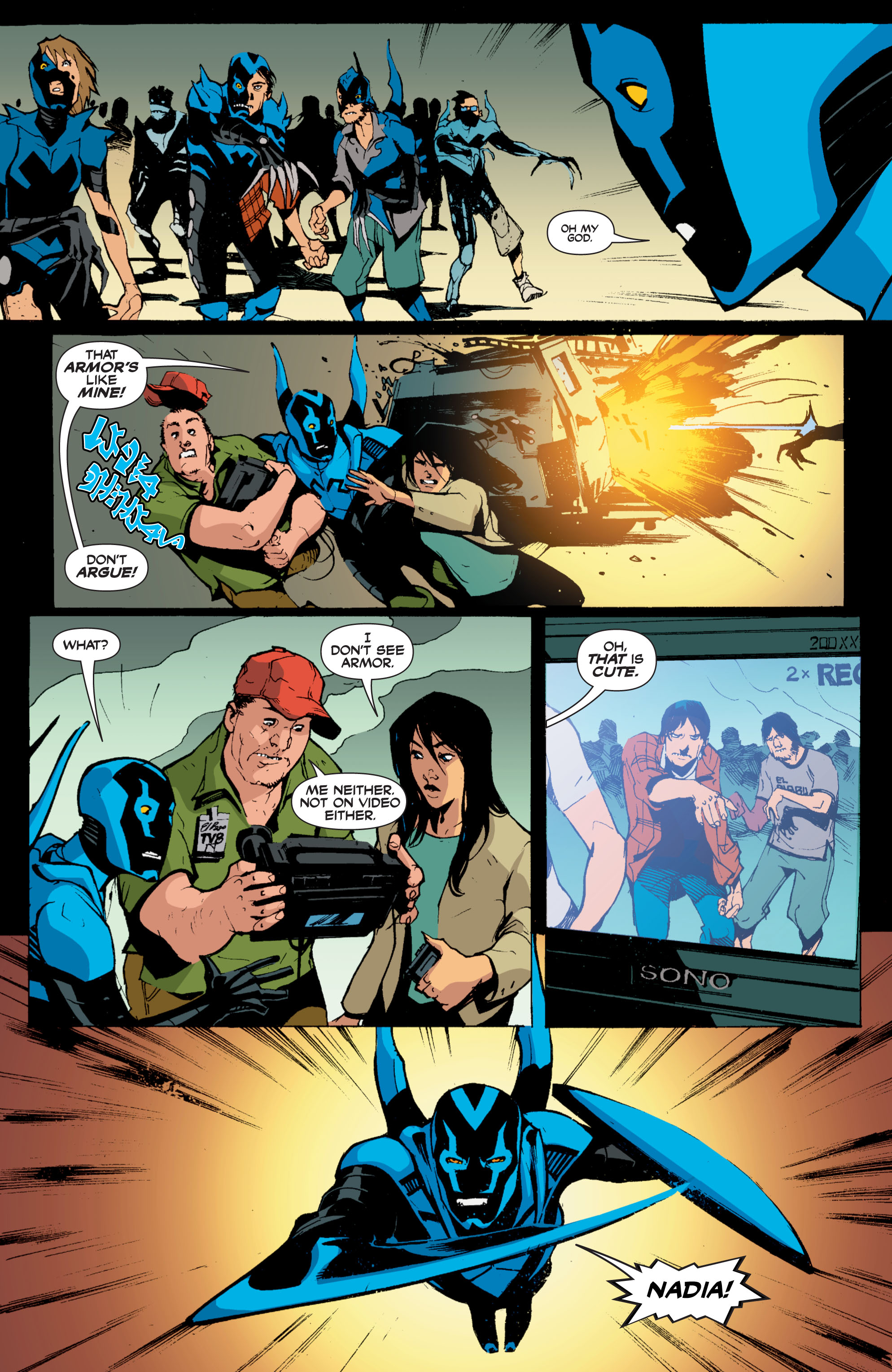Read online Blue Beetle (2006) comic -  Issue #13 - 14