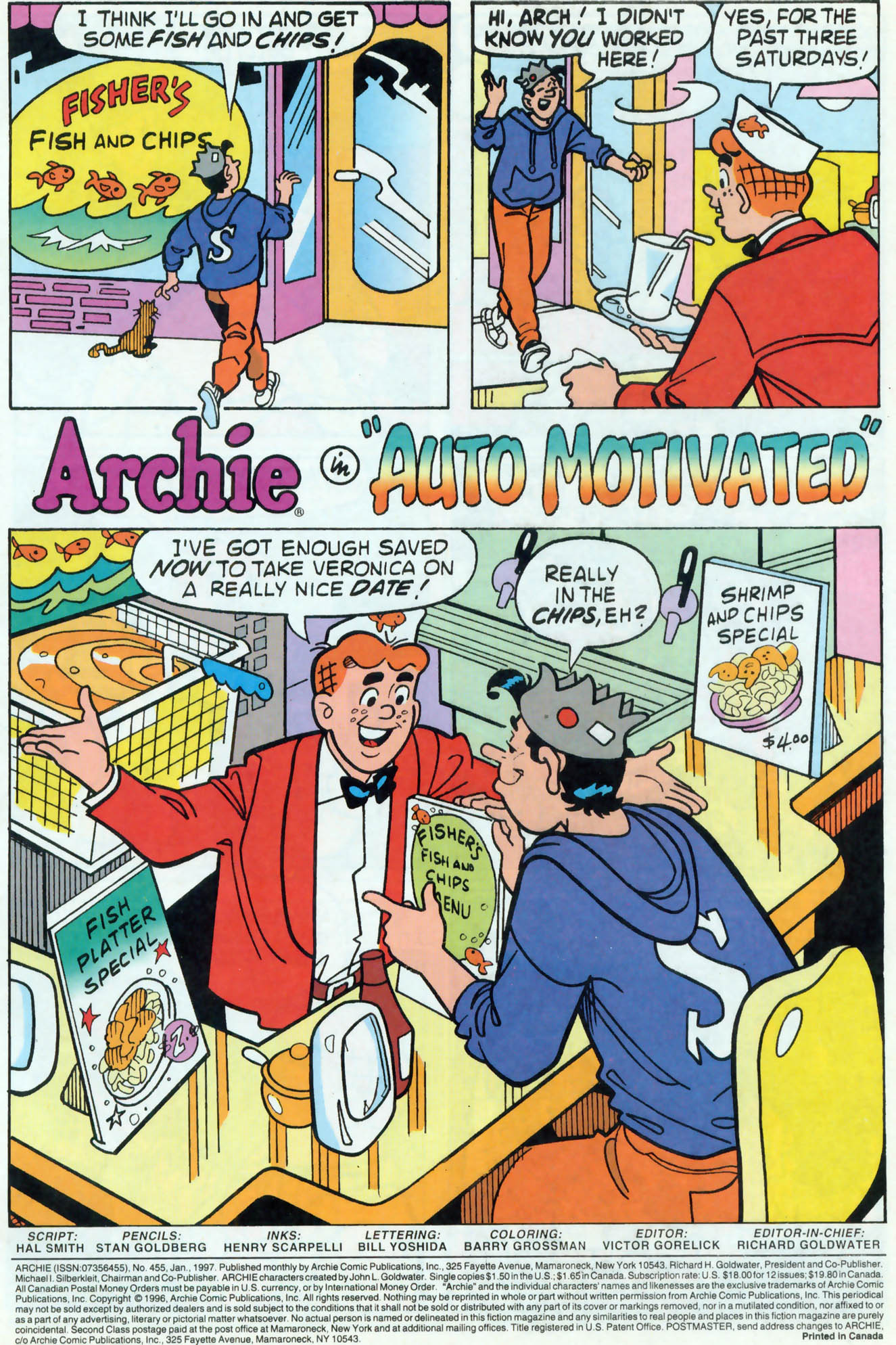 Read online Archie (1960) comic -  Issue #455 - 2