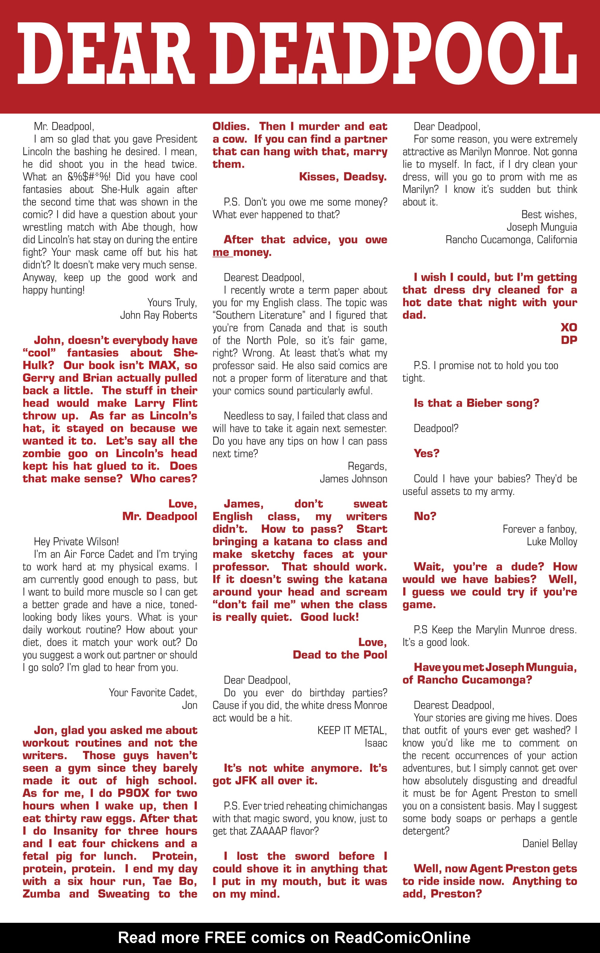 Read online Deadpool: Dead Presidents comic -  Issue # Full - 138