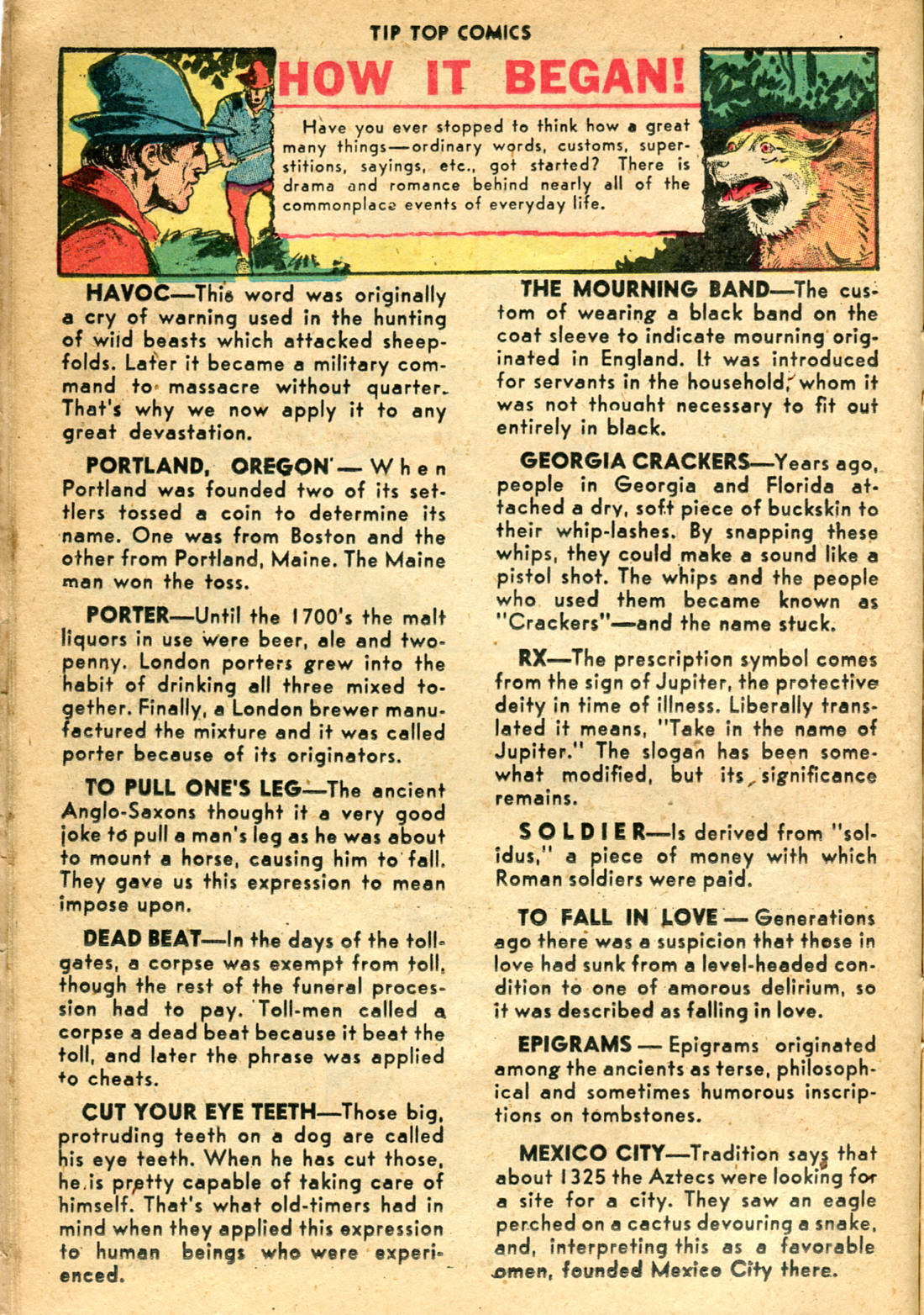 Read online Tip Top Comics comic -  Issue #134 - 20