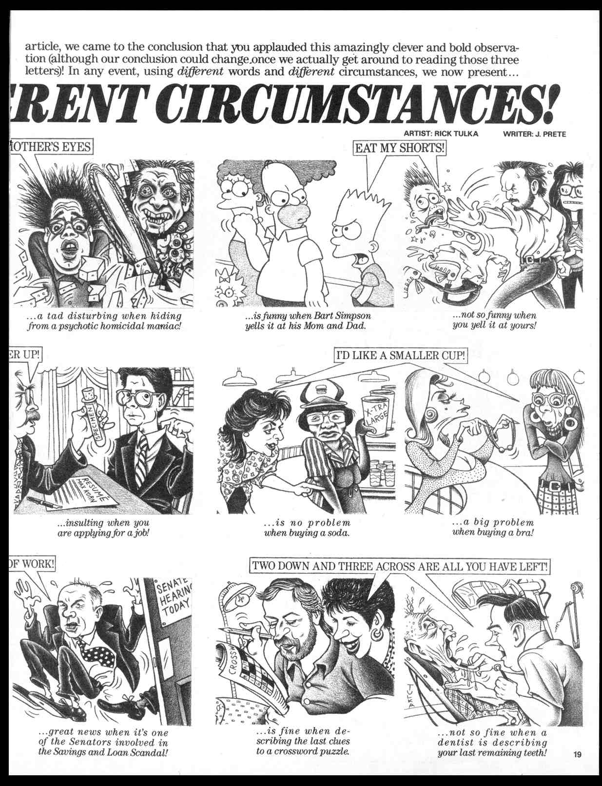 Read online MAD comic -  Issue #304 - 21