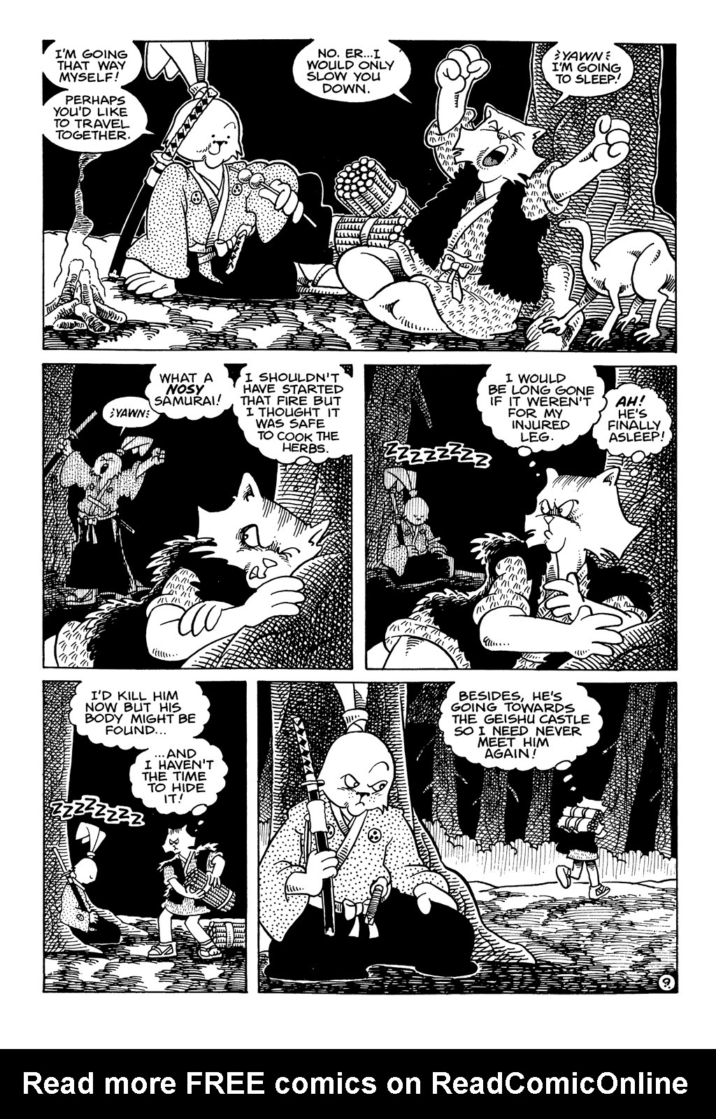 Read online Usagi Yojimbo (1987) comic -  Issue #12 - 11