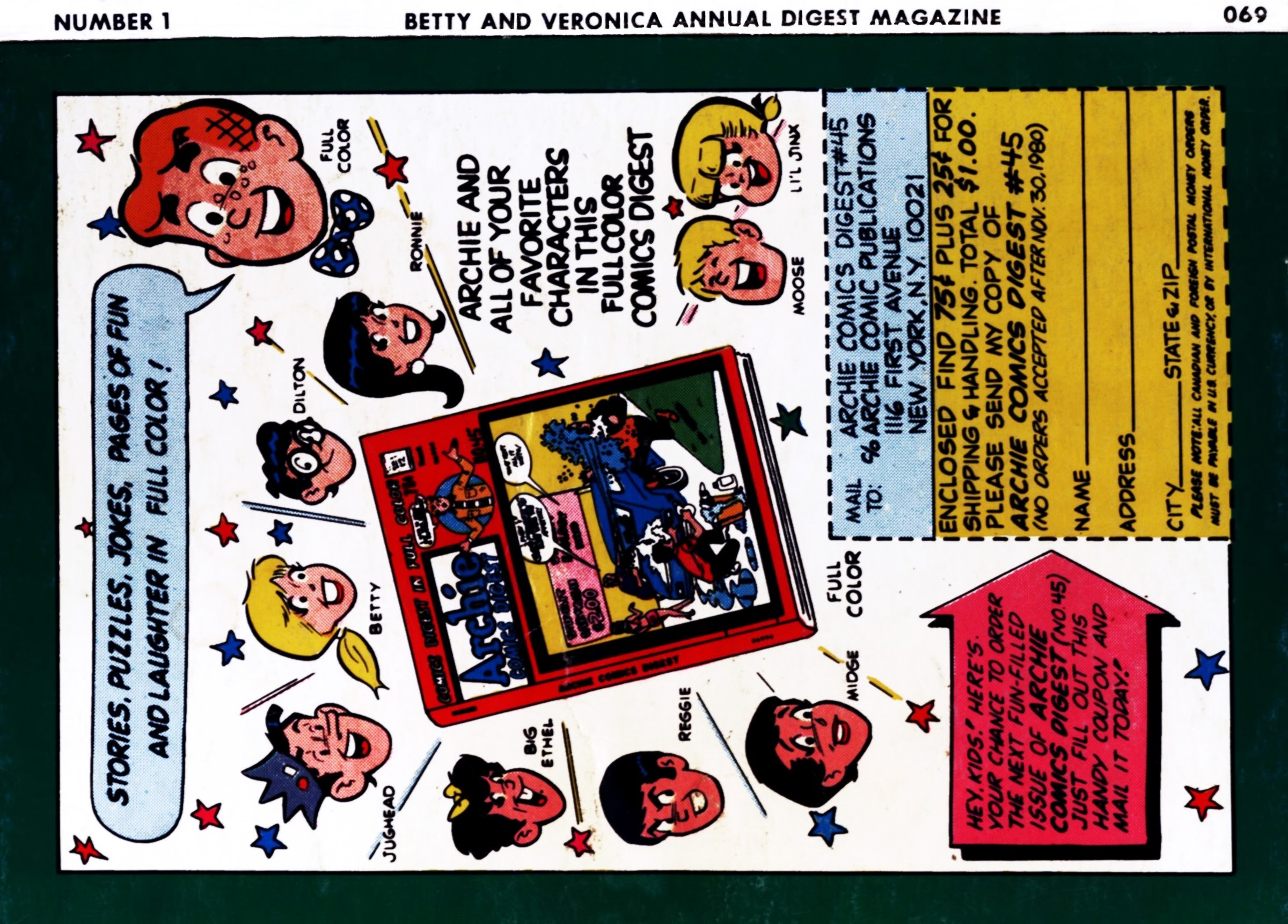 Read online Betty and Veronica Digest Magazine comic -  Issue #1 - 131