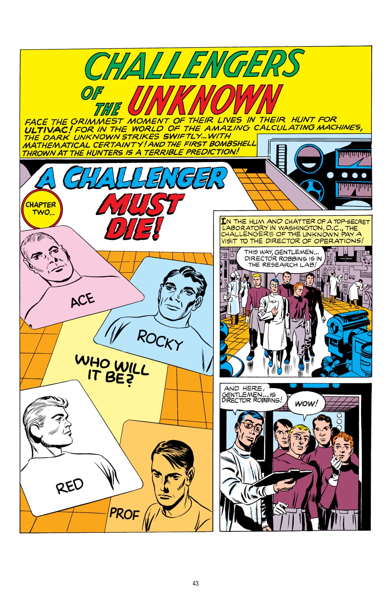Read online Challengers of the Unknown by Jack Kirby comic -  Issue # TPB (Part 1) - 43