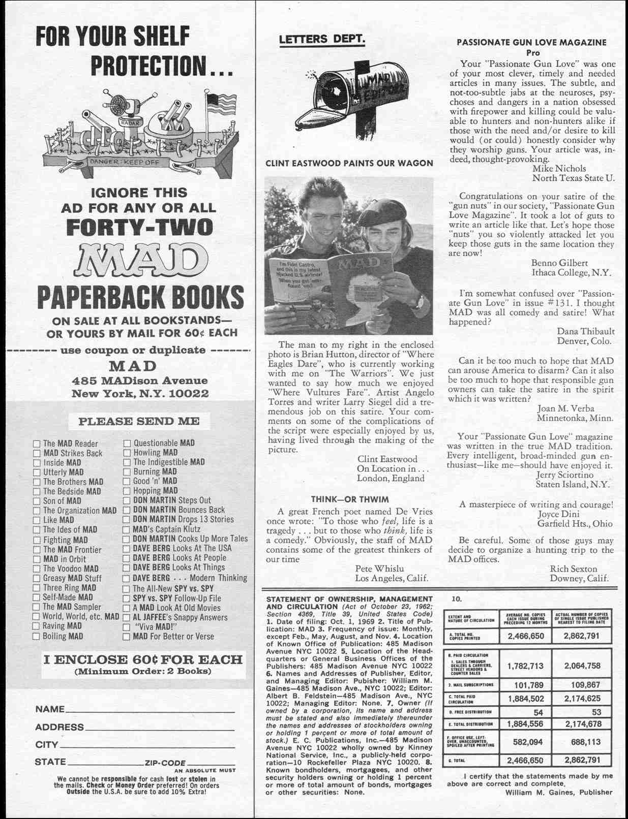 Read online MAD comic -  Issue #133 - 4