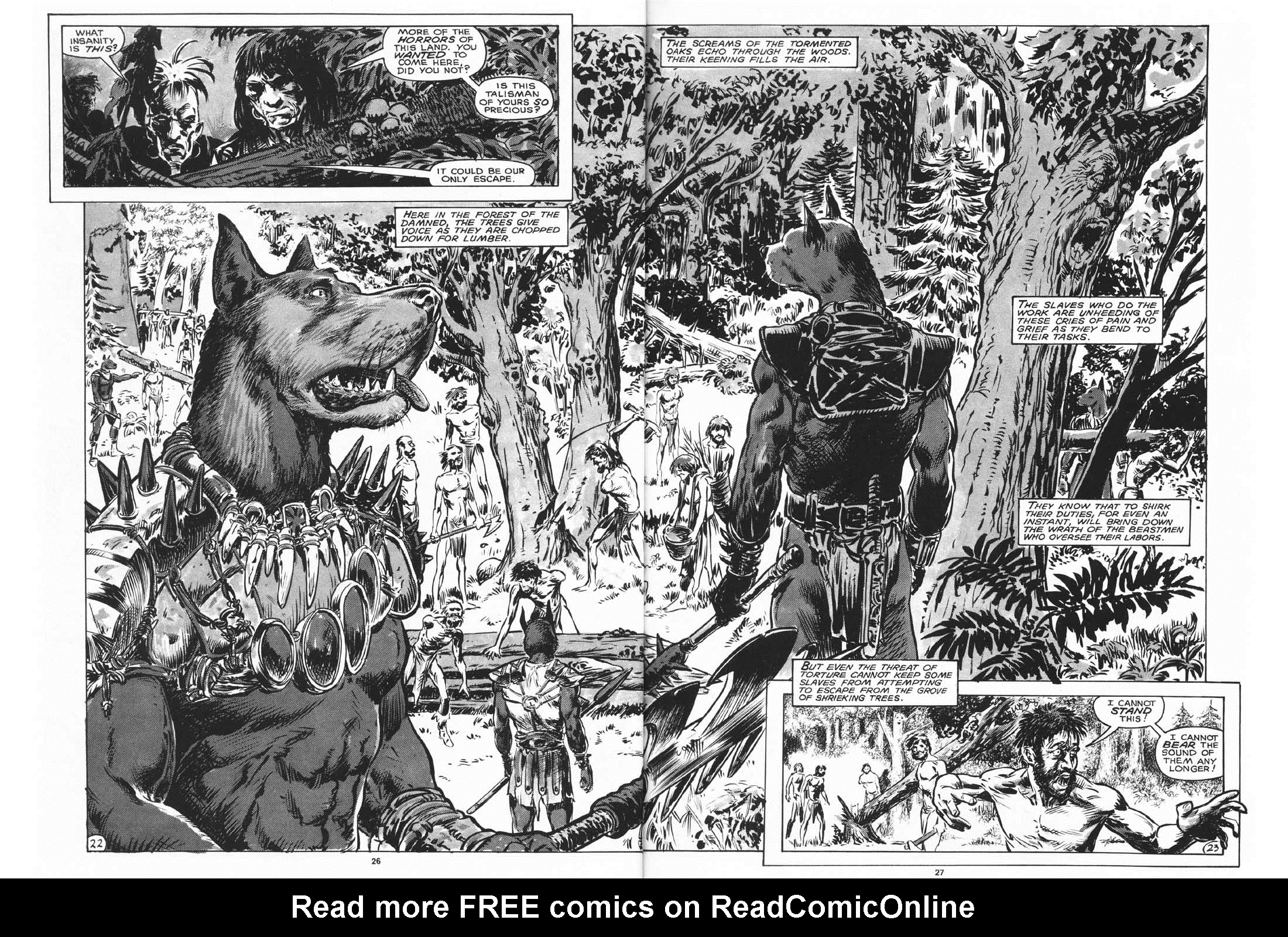 Read online The Savage Sword Of Conan comic -  Issue #161 - 28