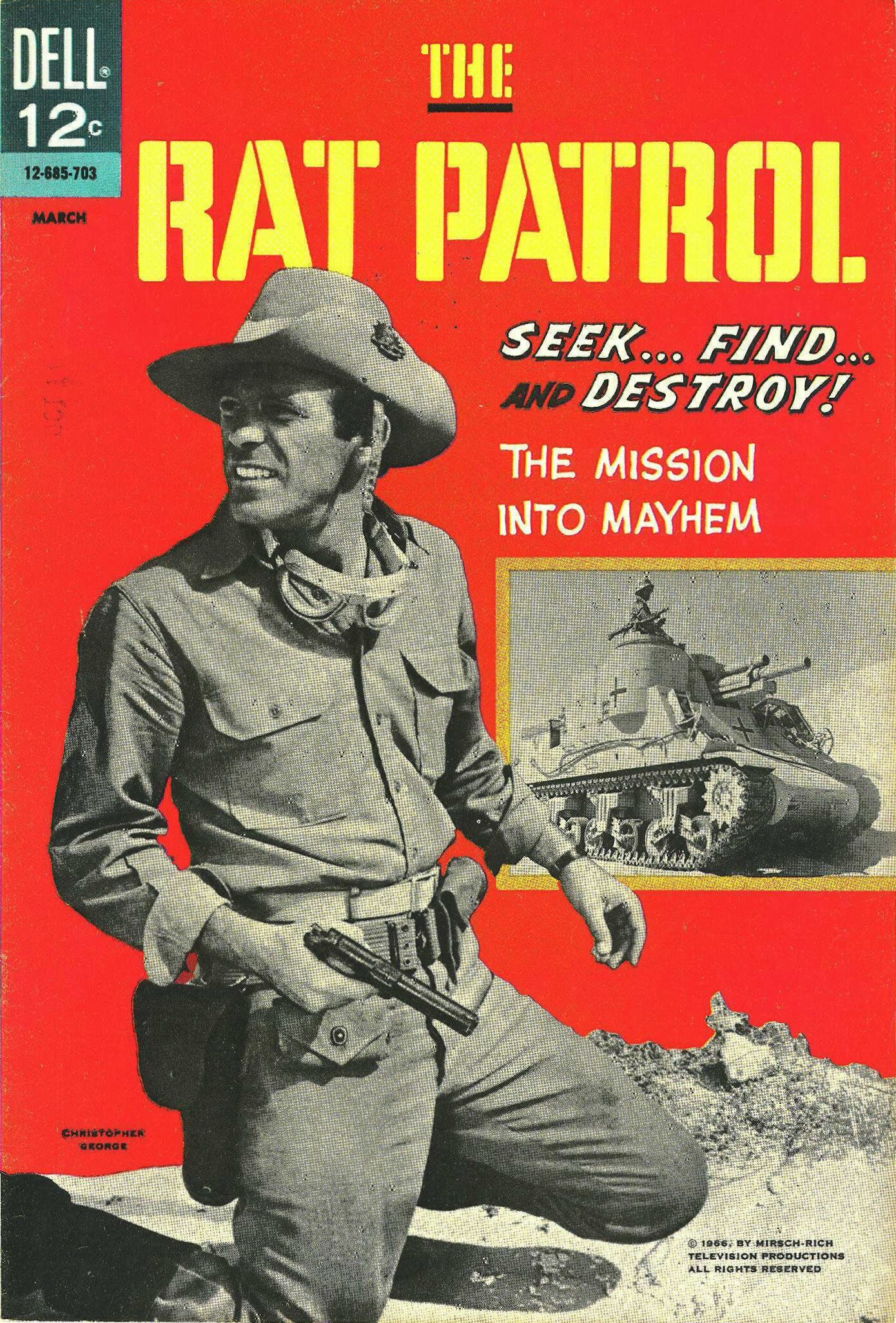 Read online The Rat Patrol comic -  Issue #1 - 1